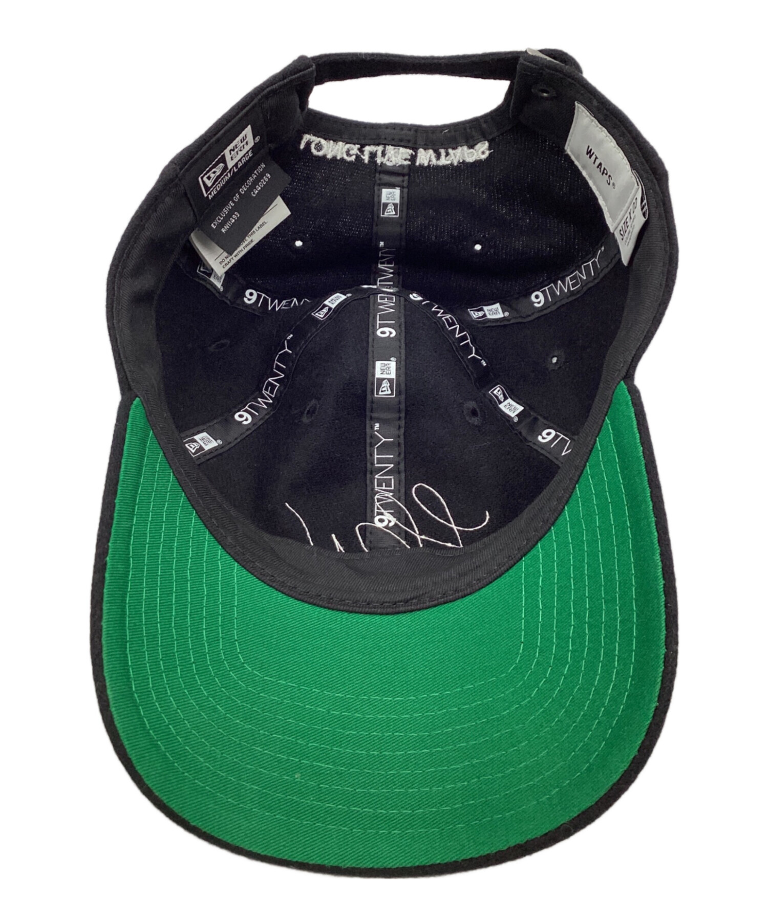 WTAPS 9TWENTY ブラックキャップ X 00 中古・古着通販】WTAPS (ダブルタップス) New Era (ニューエラ