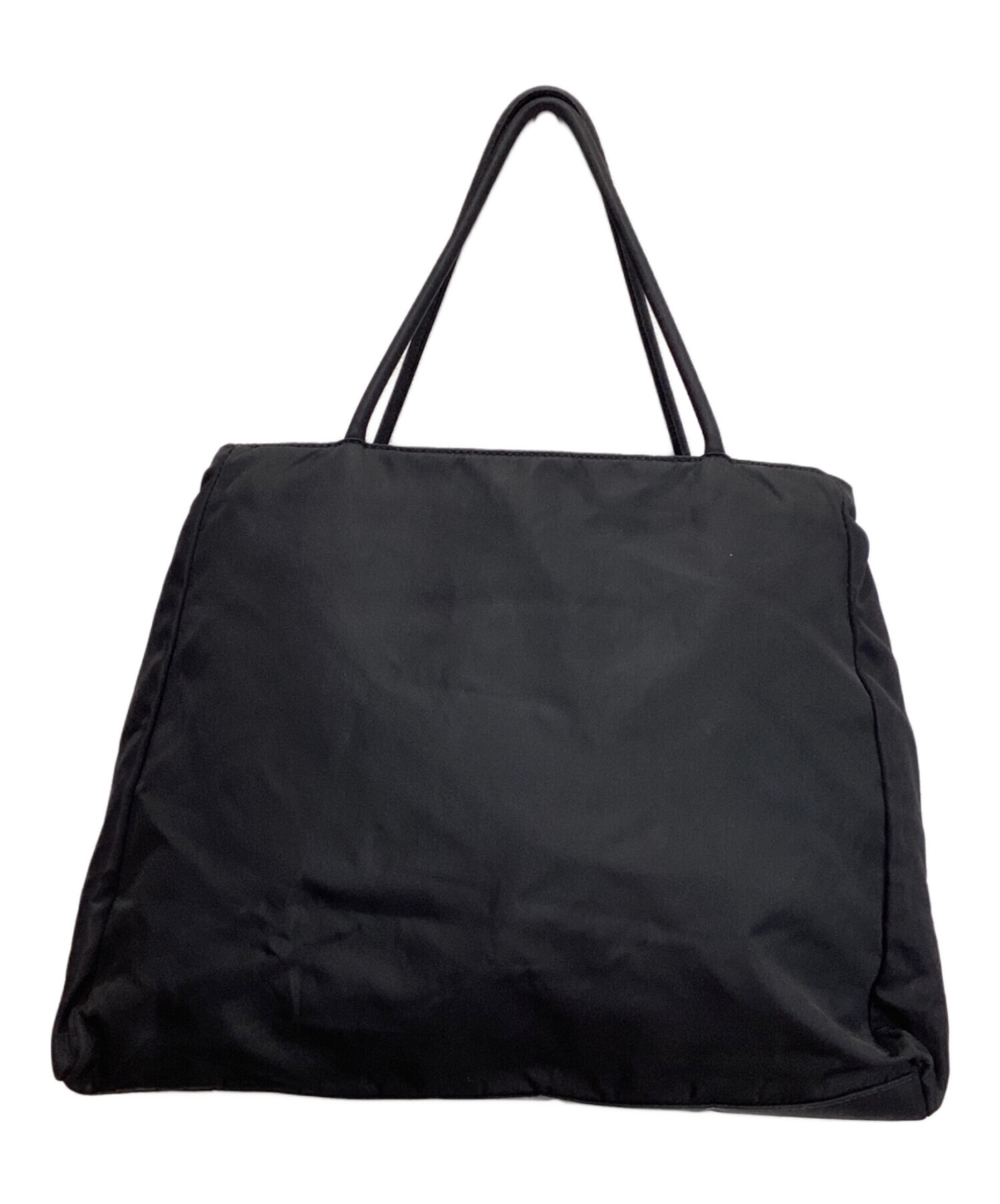 本物 プラダ PRADA ナイロン ショルダーバッグ トートバッグ ブラック バッグ 中古・ PRADA（プラダ） トートバッグ ナイロン ショルダーバッグ 黒 ブラック