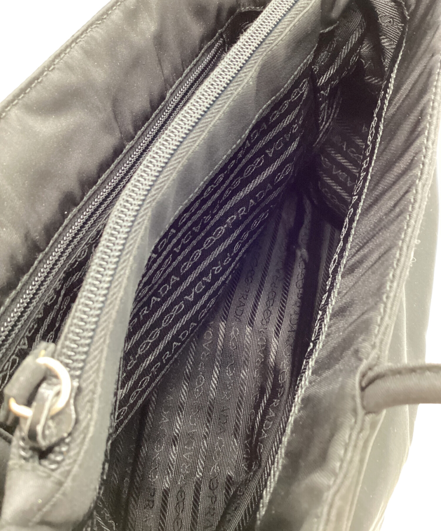 中古・古着通販】PRADA (プラダ) ナイロントートバッグ ブラック