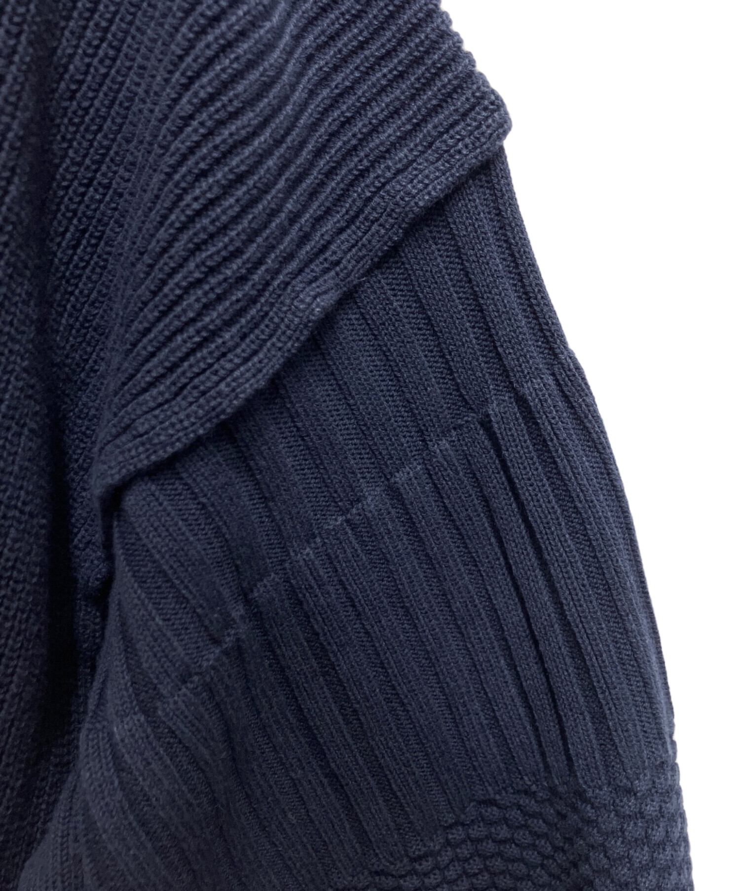 け*ん様 メゾンマルジェラ 14 ニット L 青 コットン 16SS 切替え 4 中古・古着通販】Maison Margiela (メゾンマルジェラ) パネルコットン