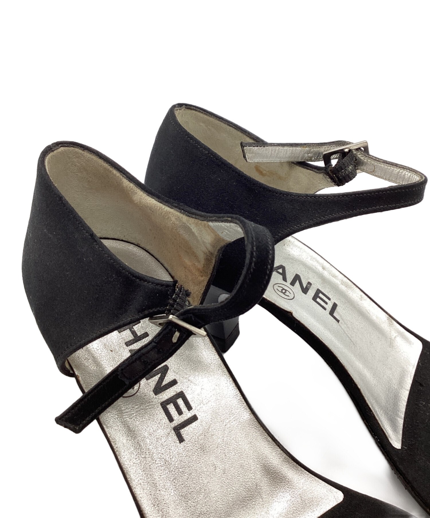 未使用　CHANEL アンクルストラップココマークサンダル 中古・古着通販】CHANEL (シャネル) ココマークアンクルストラップ