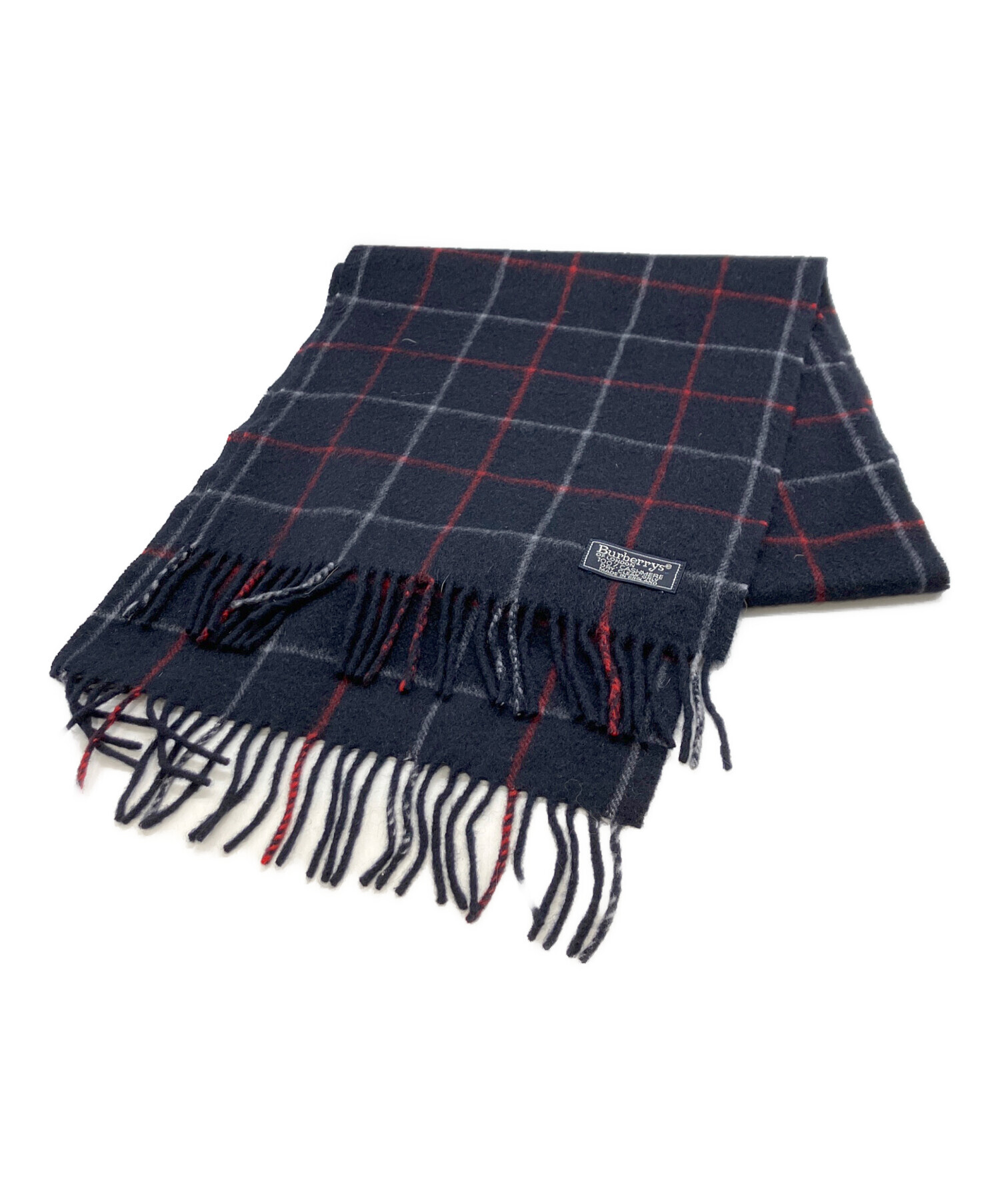 中古・古着通販】Burberry's (バーバリーズ) カシミヤチェックマフラー