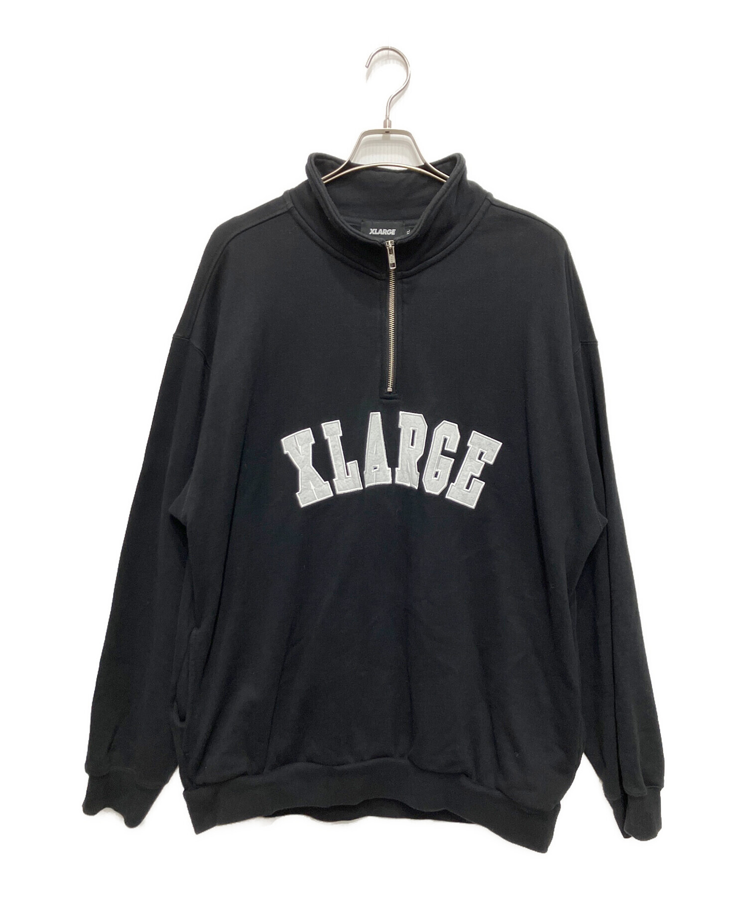 中古・古着通販】X-LARGE (エクストララージ) ハーフジップスウェット
