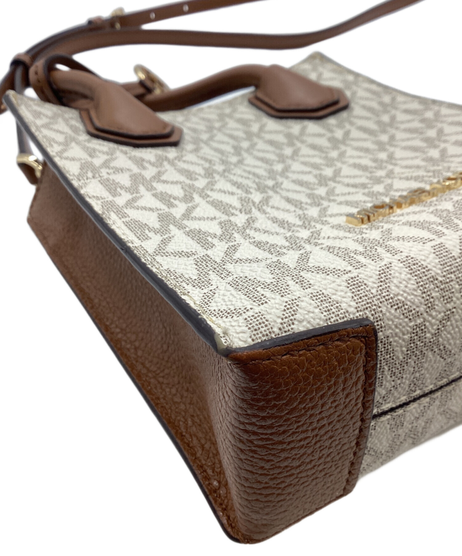 MICHAEL MICHAEL KORS ショルダーバッグ  ベージュ 【古着】【中古】【送料無料】 中古・古着通販】MICHAEL KORS (マイケル・コース) ショルダーバッグ