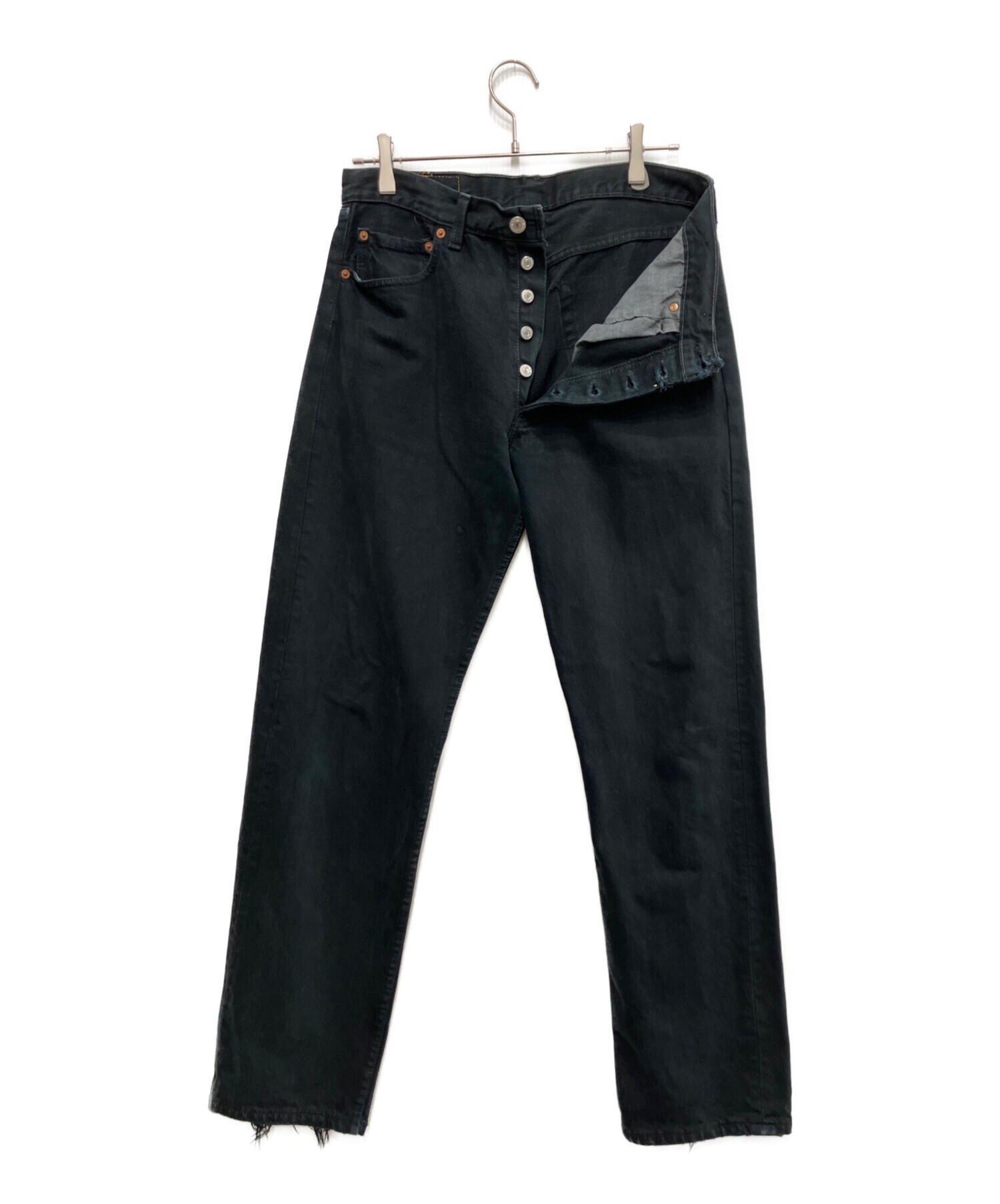 〔未使用〕Levi's リーバイス 501 W33L32 ブラック BLACK 中古・古着通販】LEVI'S (リーバイス) 501デニムパンツ ブラック
