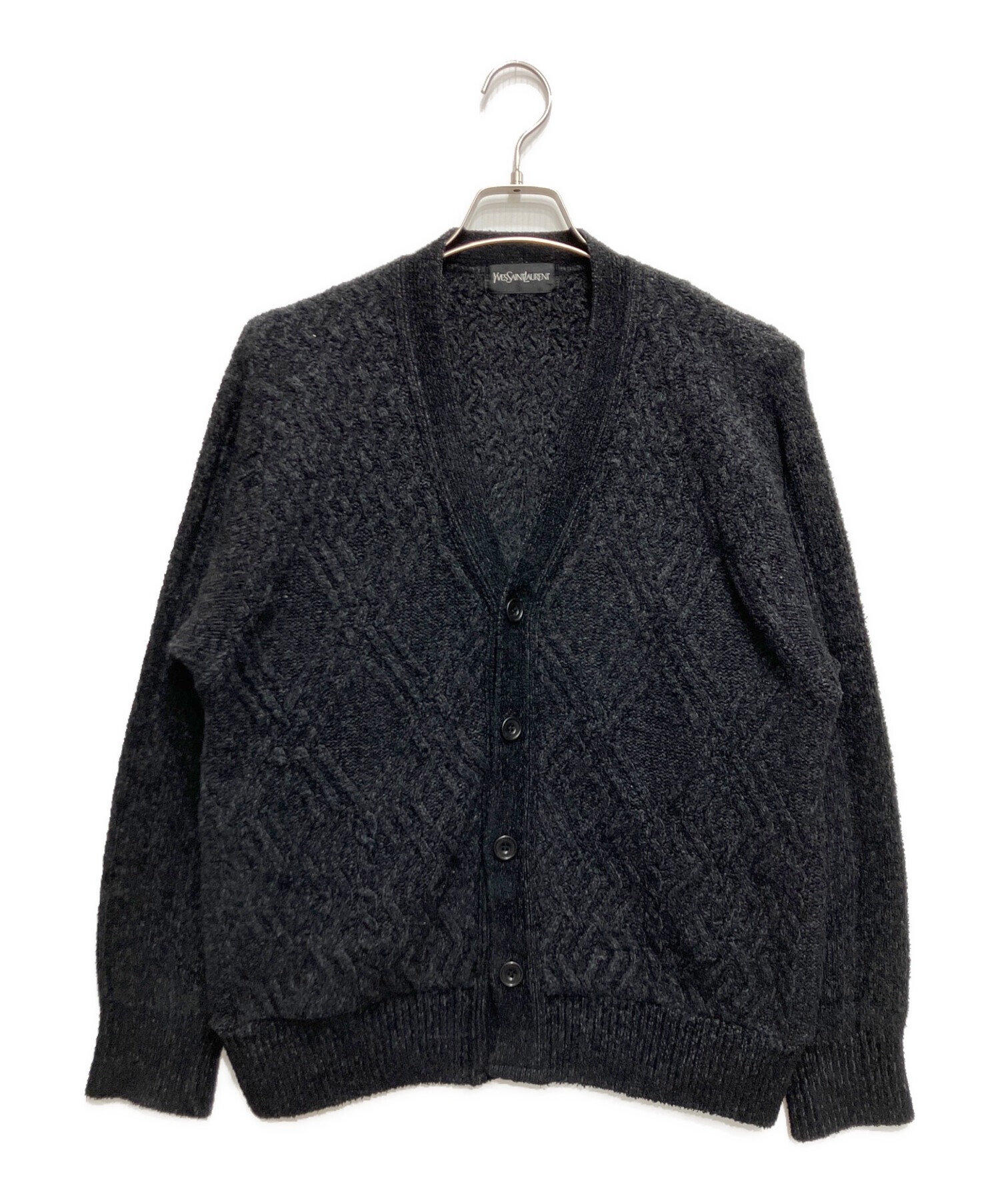 Yves saint Laurent カーディガンレディースM vintage 中古・古着通販】Yves Saint Laurent (イヴサンローラン) カーディガン