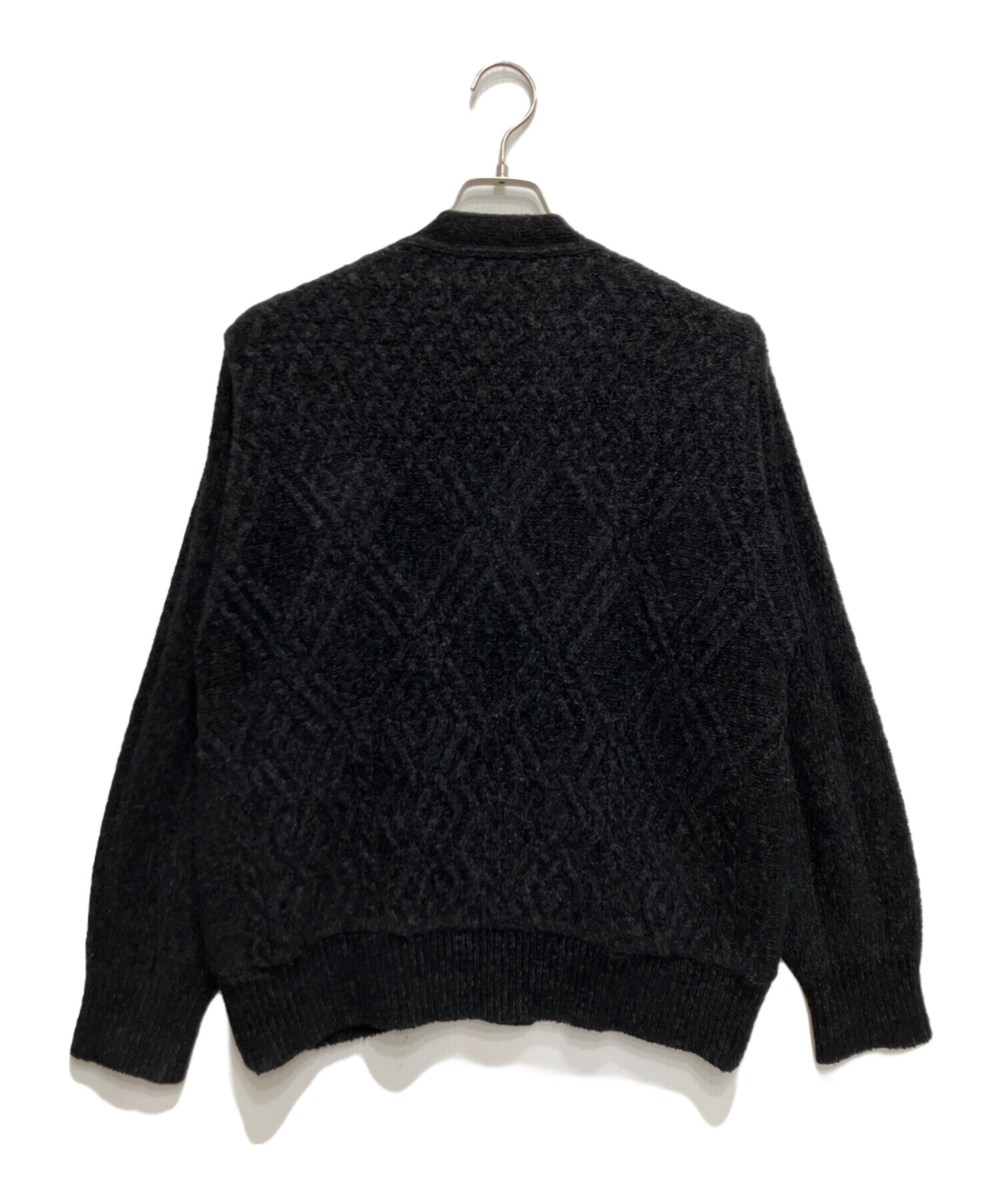 Yves Saint Laurent黒ニットカーディガン L 美品 中古・古着通販】Yves Saint Laurent (イヴサンローラン) ニット
