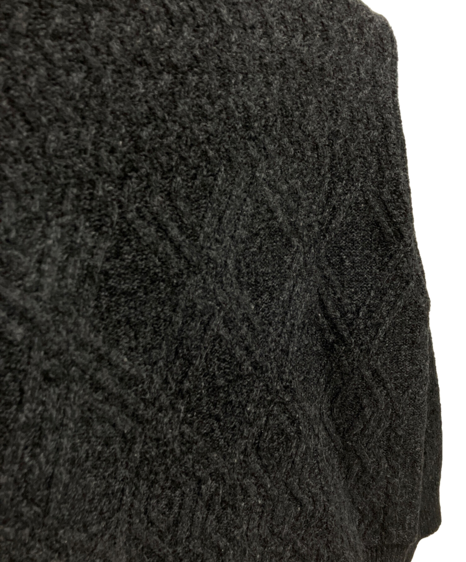 Yves Saint Laurent黒ニットカーディガン L 美品 中古・古着通販】Yves Saint Laurent (イヴサンローラン) ニット