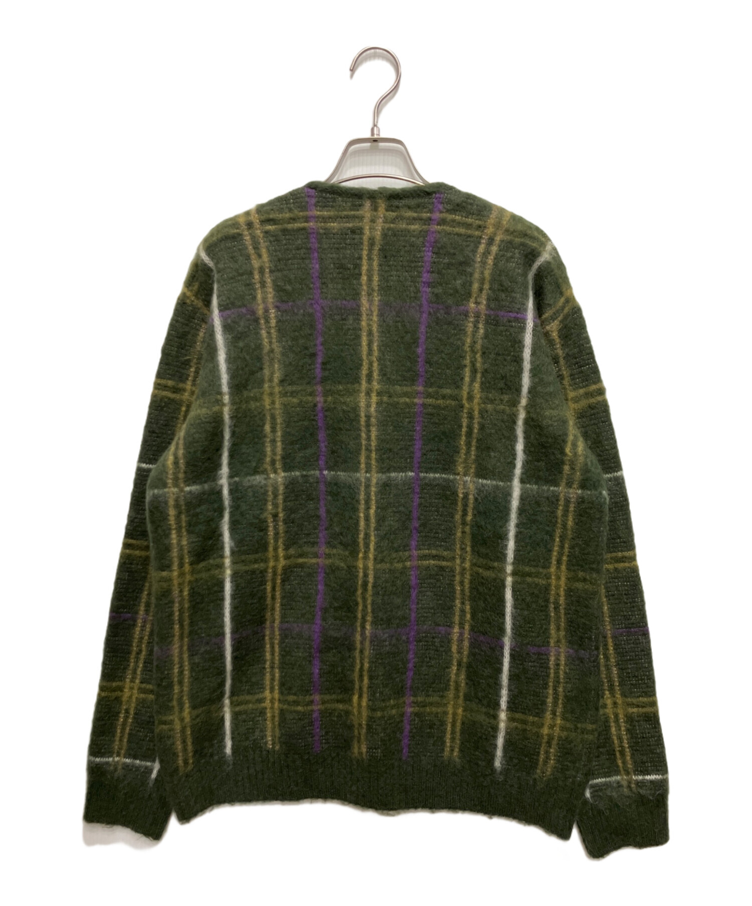 中古・古着通販】Needles (ニードルズ) チェックモヘアカーディガン