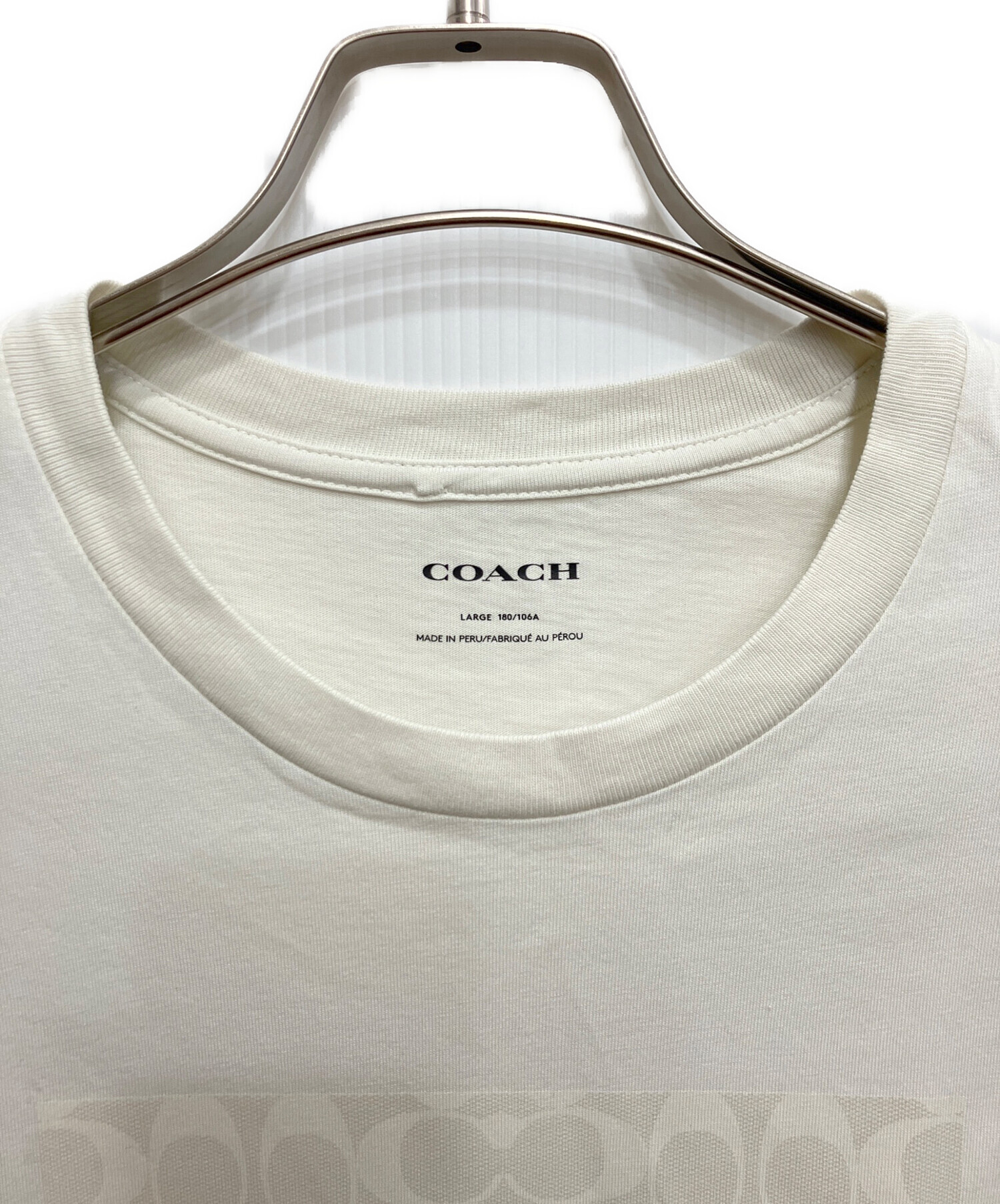 中古・古着通販】COACH (コーチ) シグネチャープリントTシャツ 