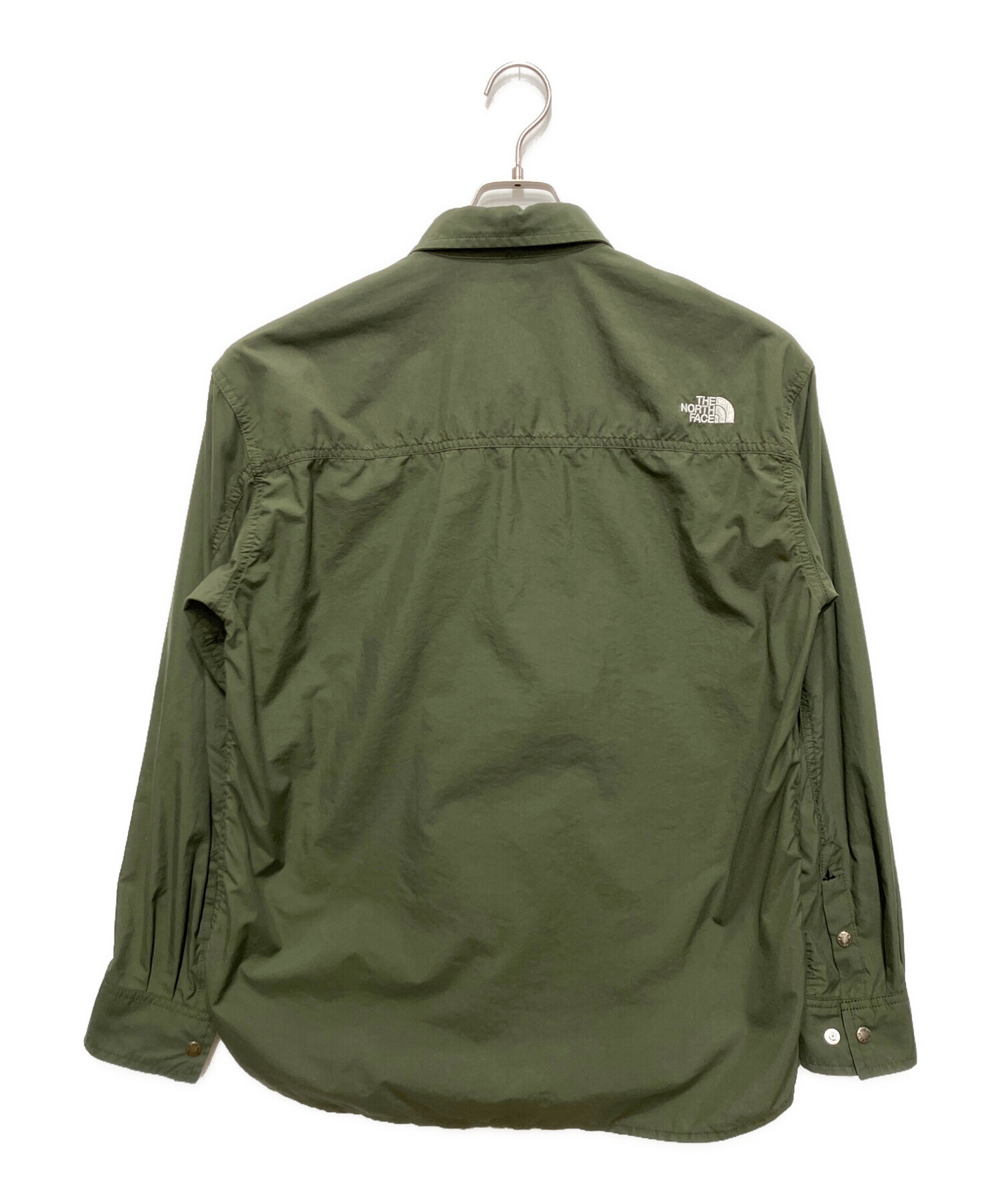 新品未使用　THE NORTH FACE ヌプシシャツ　ブリティッシュカーキ 中古・古着通販】THE NORTH FACE (ザ ノース フェイス) L/S Nuptse