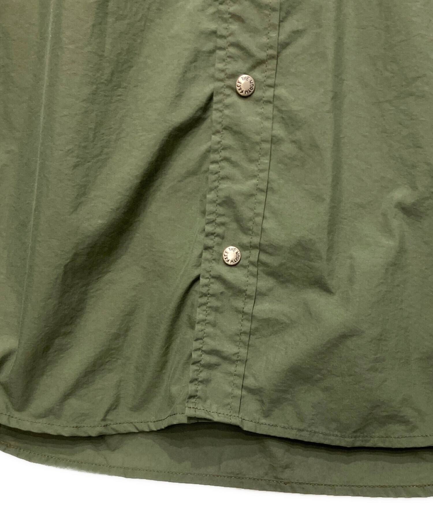 新品未使用　THE NORTH FACE ヌプシシャツ　ブリティッシュカーキ 中古・古着通販】THE NORTH FACE (ザ ノース フェイス) L/S Nuptse