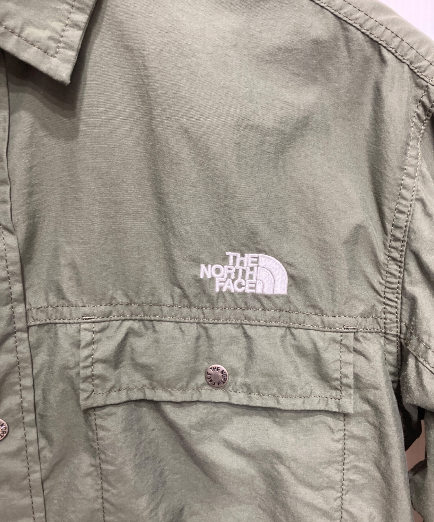 中古・古着通販】THE NORTH FACE (ザ ノース フェイス) L/S Nuptse