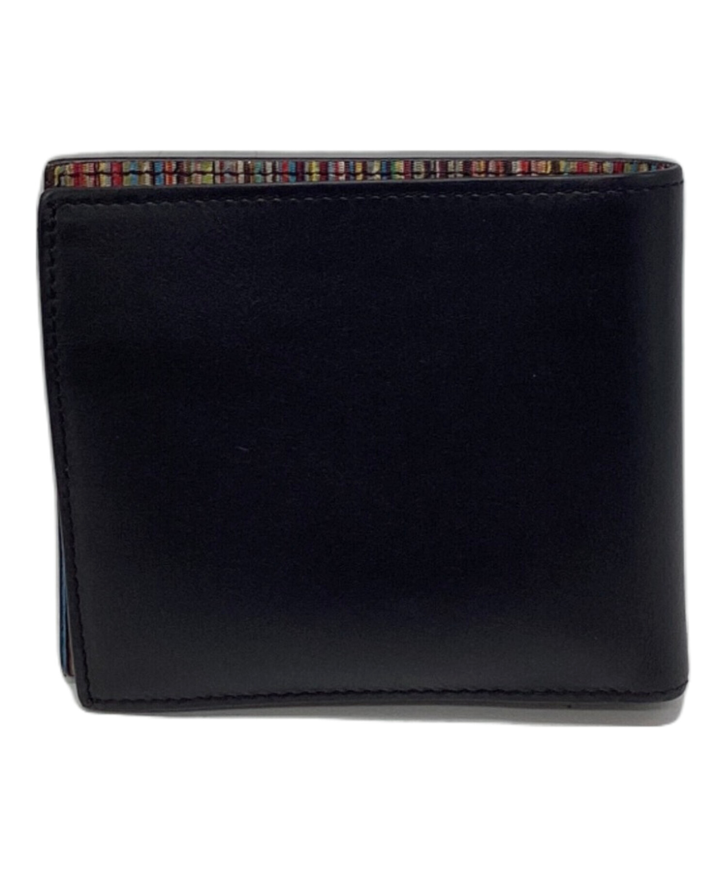 中古・古着通販】Paul Smith (ポールスミス) 2つ折り財布 ブラック