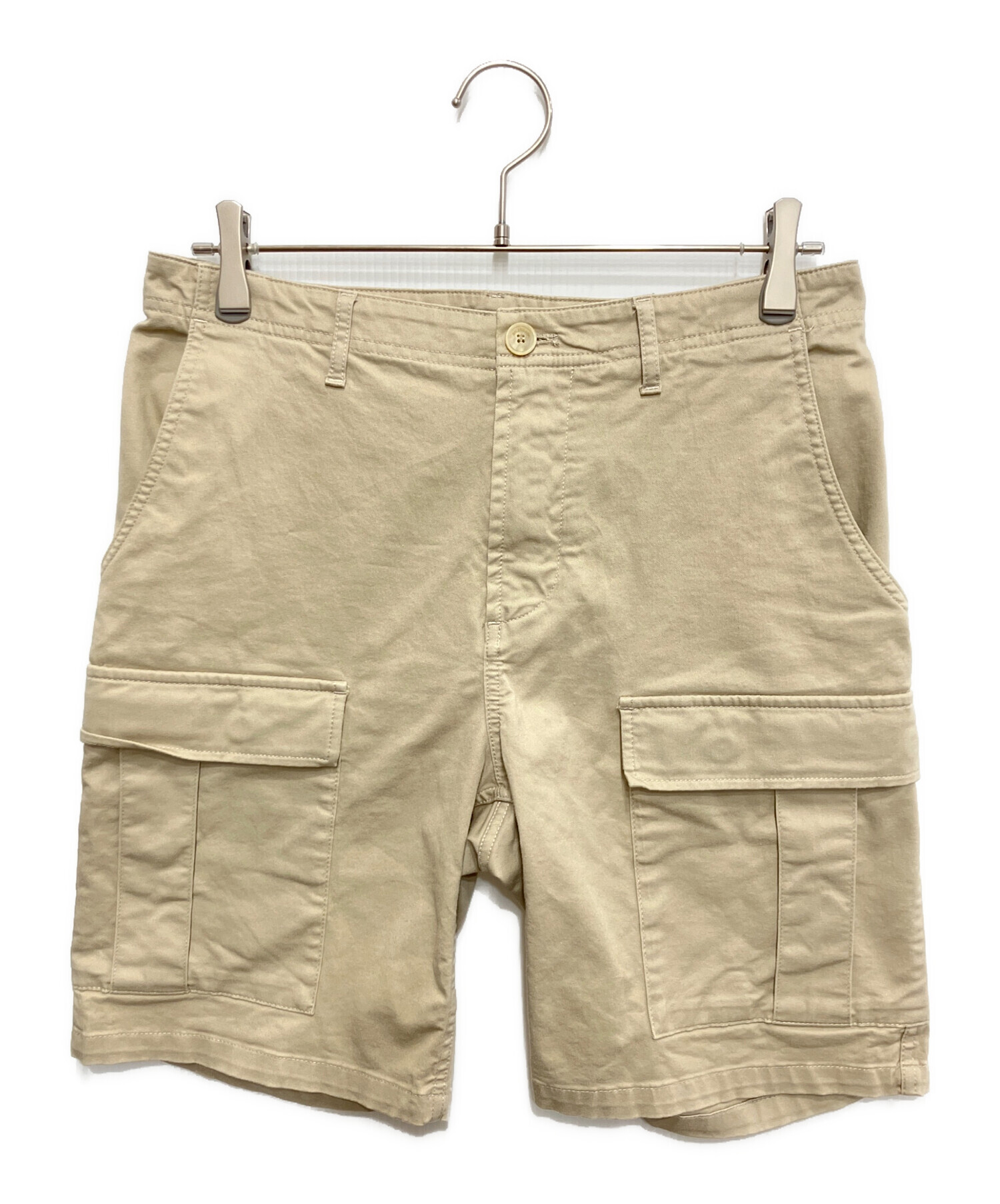 BALENCIAGA バレンシアガ ショートパンツ サイズ46 ベージュ 中古・古着通販】BALENCIAGA (バレンシアガ) カーゴショーツ ベージュ