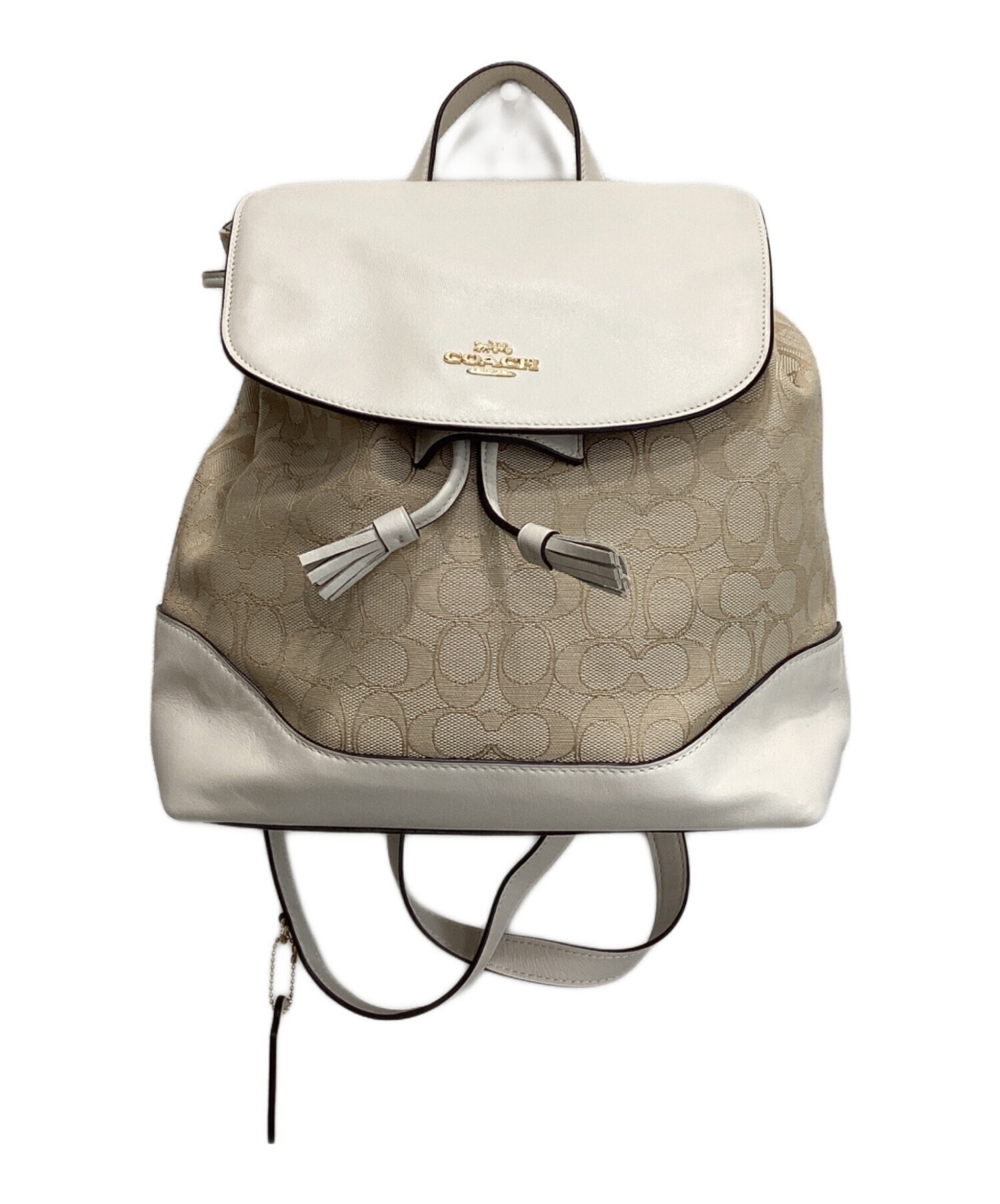 中古・古着通販】COACH (コーチ) シグネチャーキャンバスリュック