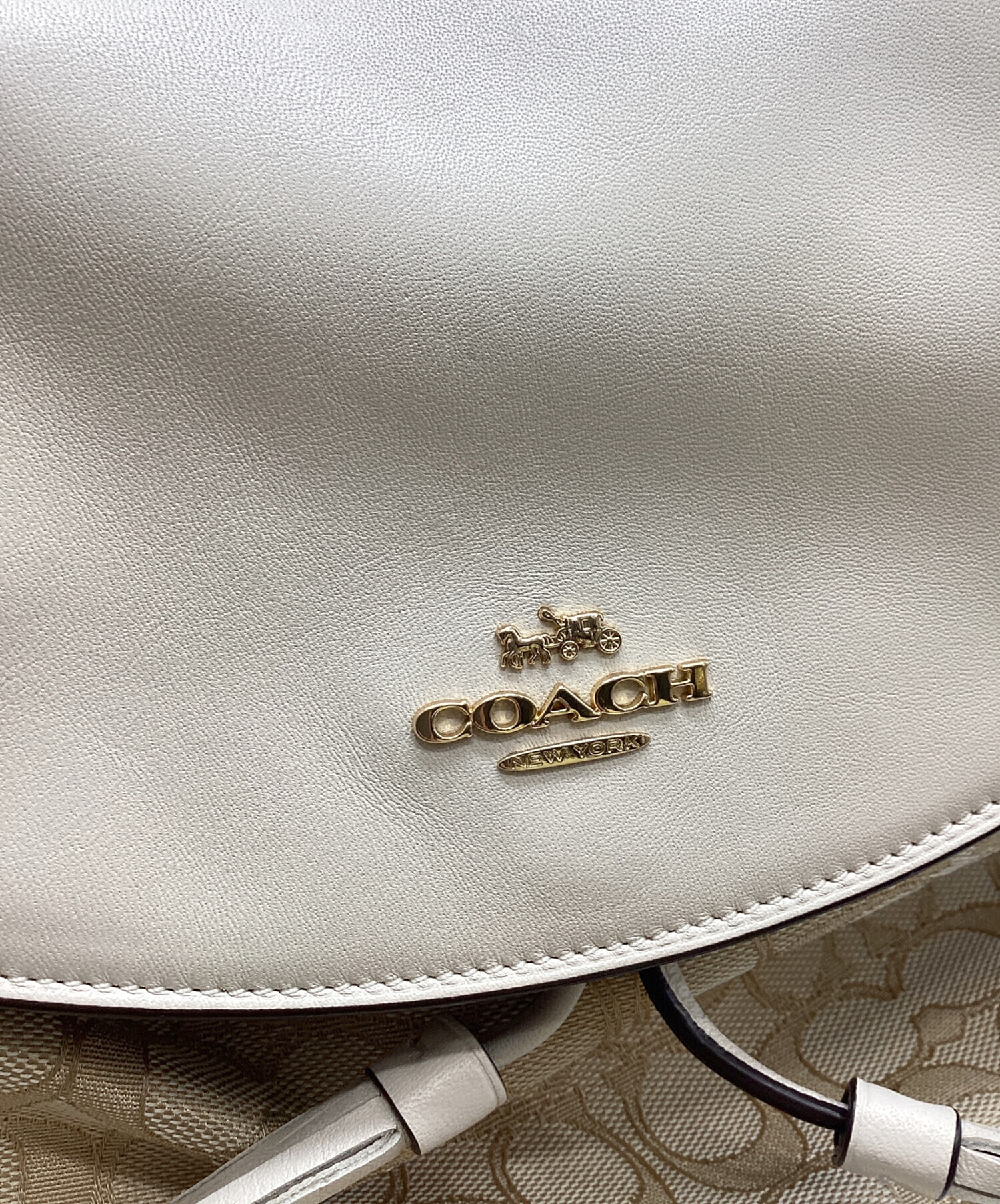 中古・古着通販】COACH (コーチ) シグネチャーキャンバスリュック