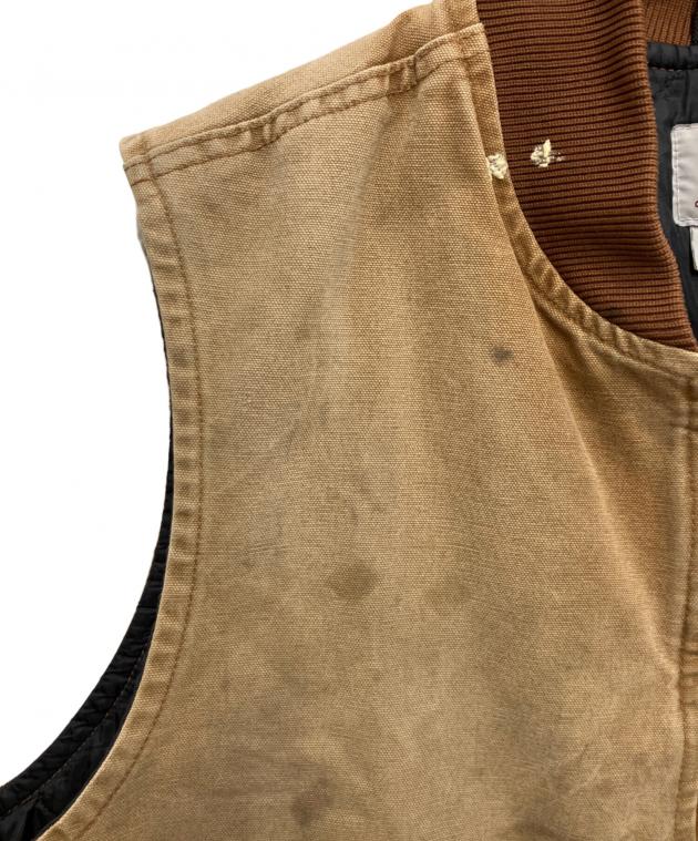 中古・古着通販】CarHartt (カーハート) 中綿ダックベスト ベージュ