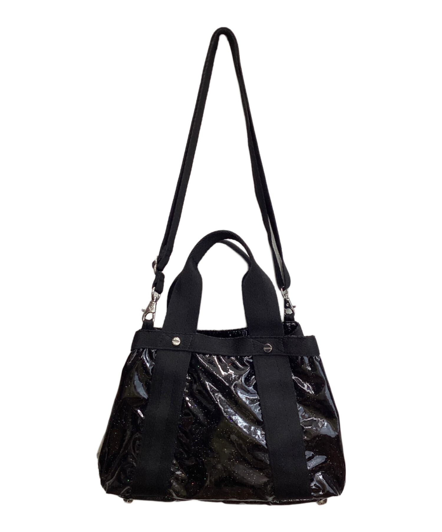 中古・古着通販】LeSportsac (レスポートサック) 2WAYバッグ ブラック