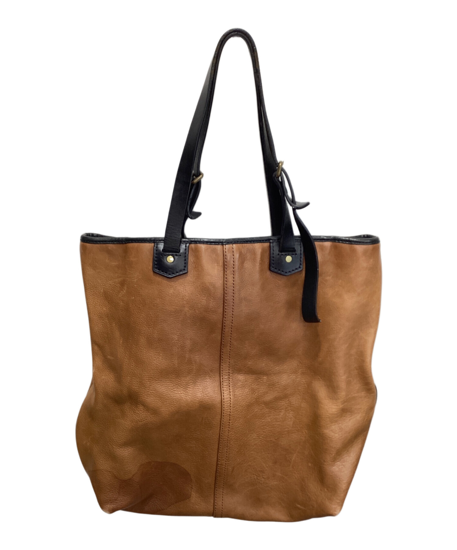 【美品】COACH レザー トートバッグ ブラック　ブラウンF71039 中古・古着通販】COACH (コーチ) レザートートバッグ ブラウン