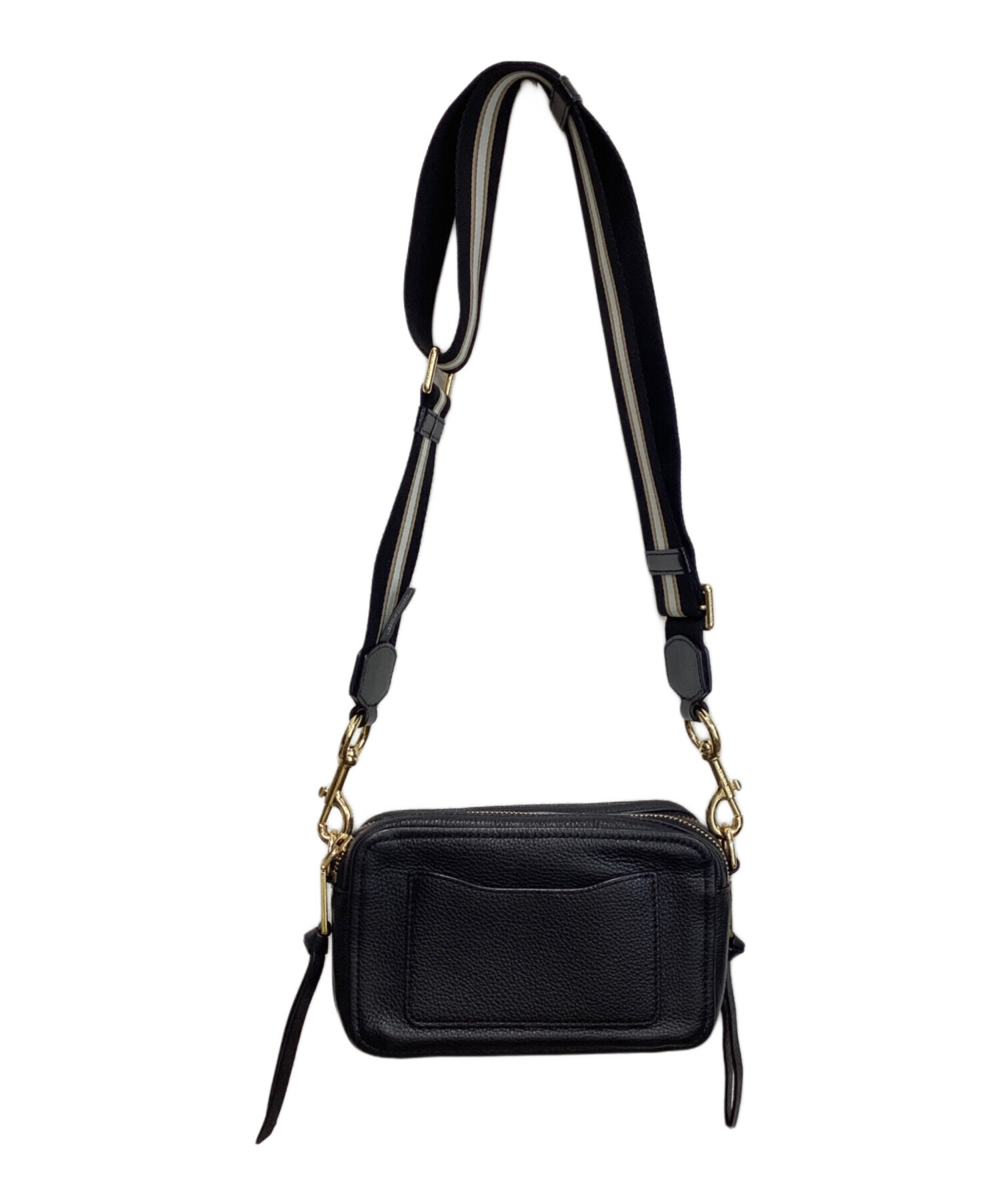 MARC JACOBS マークジェイコブス ショルダーバッグ  黒 【古着】【中古】【送料無料】 中古・古着通販】MARC JACOBS (マークジェイコブス) MARC JACOBS ザ