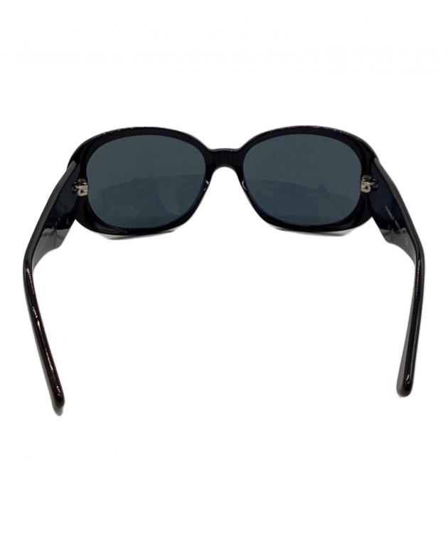 CHANEL カメリアサングラスブラック 中古・古着通販】CHANEL (シャネル) カメリアサングラス ブラック