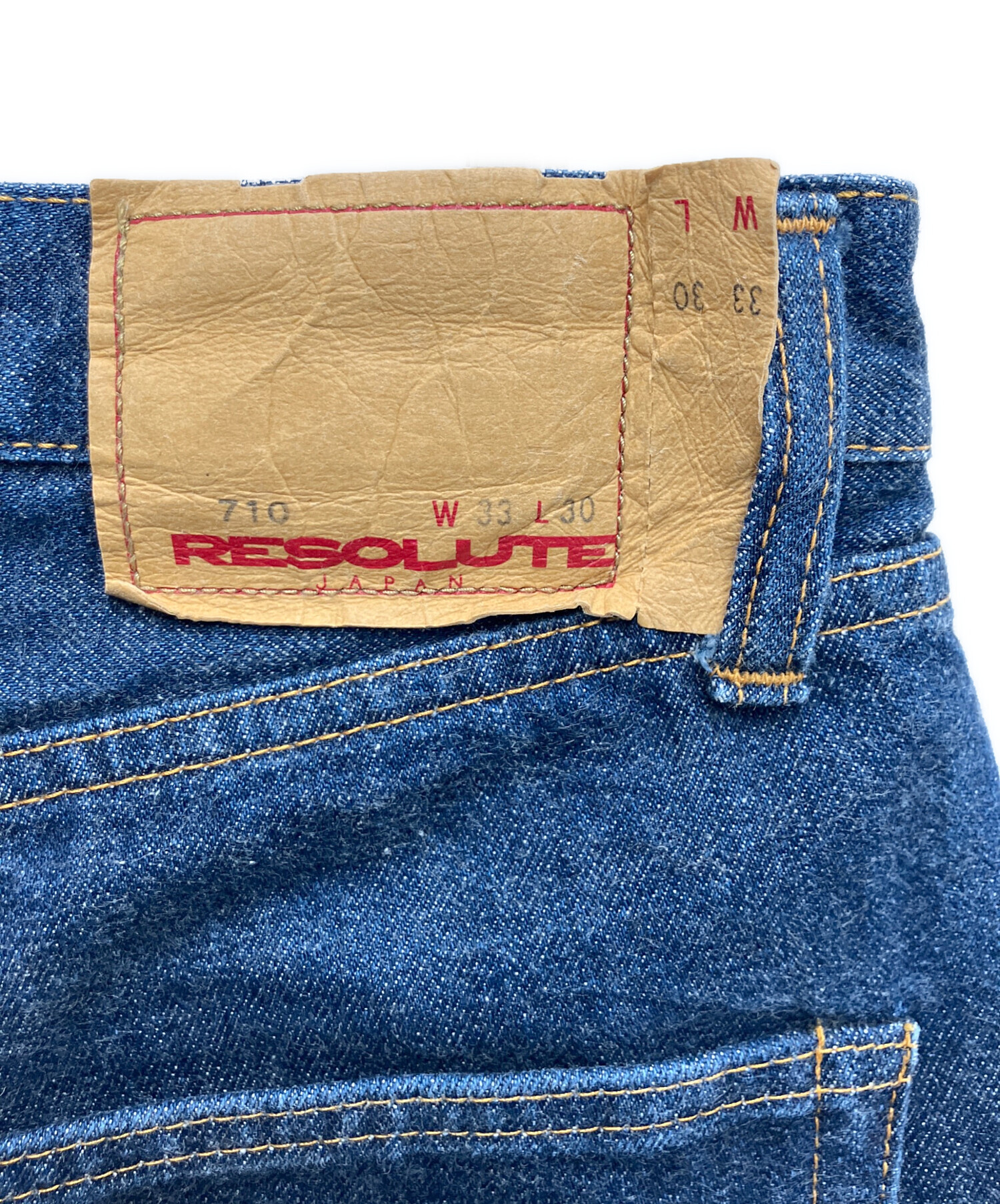 中古・古着通販】RESOLUTE (リゾルト) 710デニムパンツ インディゴ