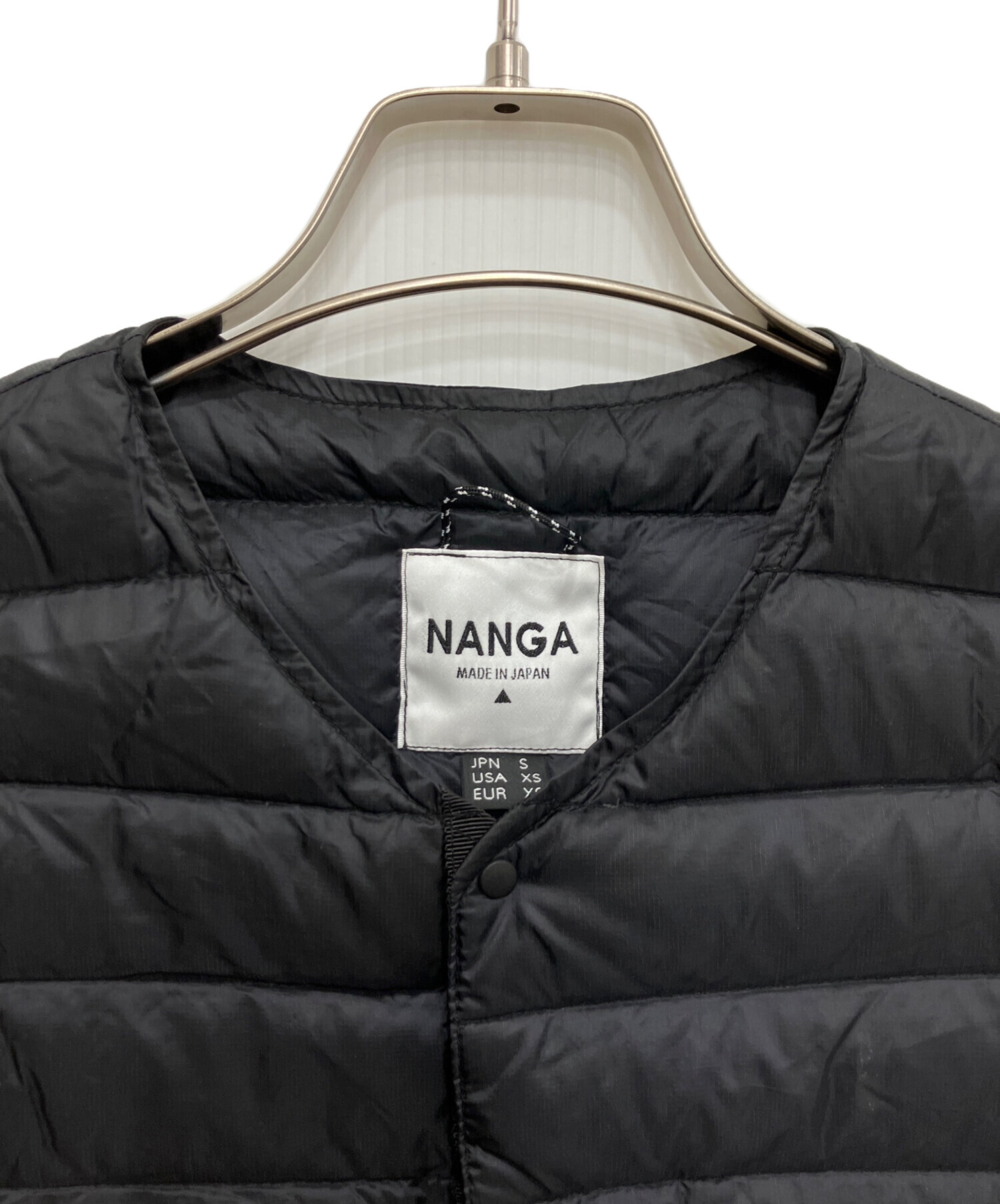 中古・古着通販】NANGA (ナンガ) インナーダウンベスト ブラック 