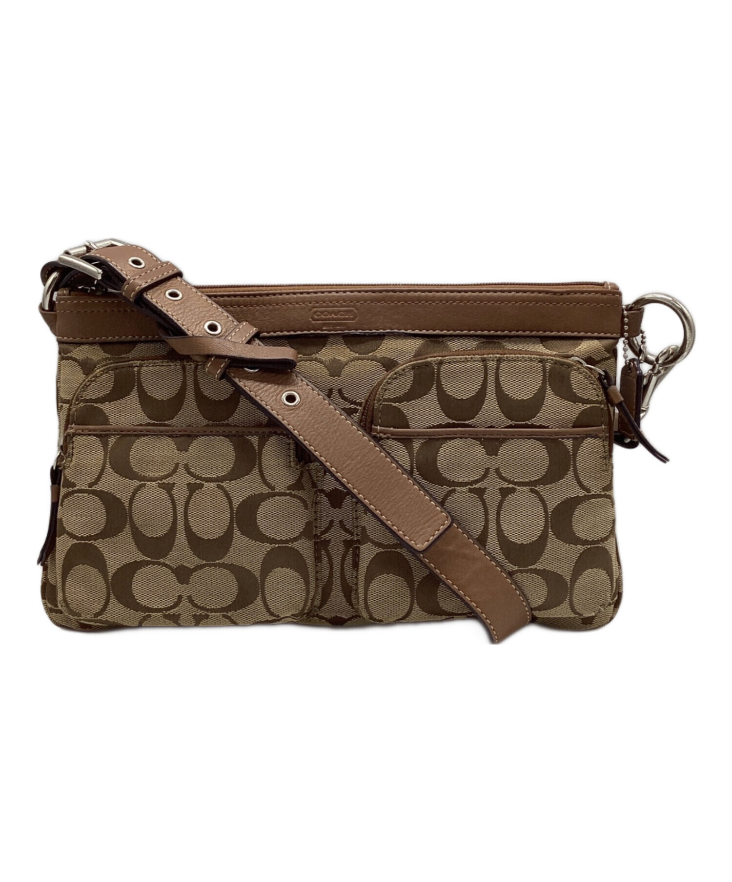 COACH コーチ ショルダーバッグ  茶 【古着】【中古】【送料無料】 中古・古着通販】COACH (コーチ) ショルダーバッグ ブラウン｜ブランド