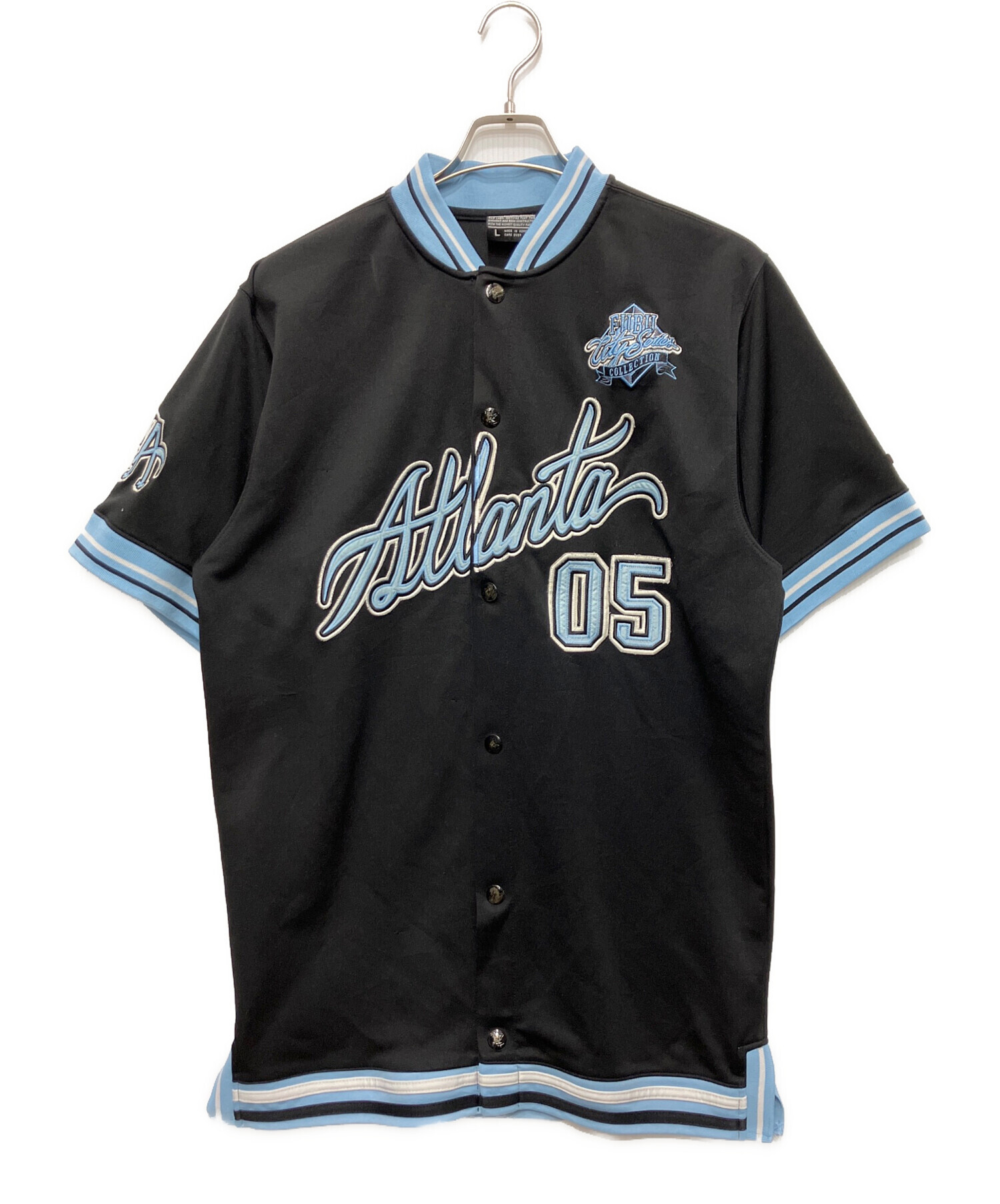 中古・古着通販】FUBU (フブ) ゲームシャツ ブラック サイズ:L