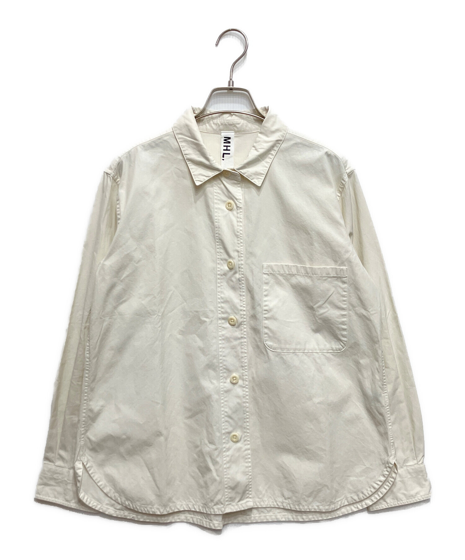 中古・古着通販】MHL (エムエイチエル) 長袖シャツ アイボリー サイズ