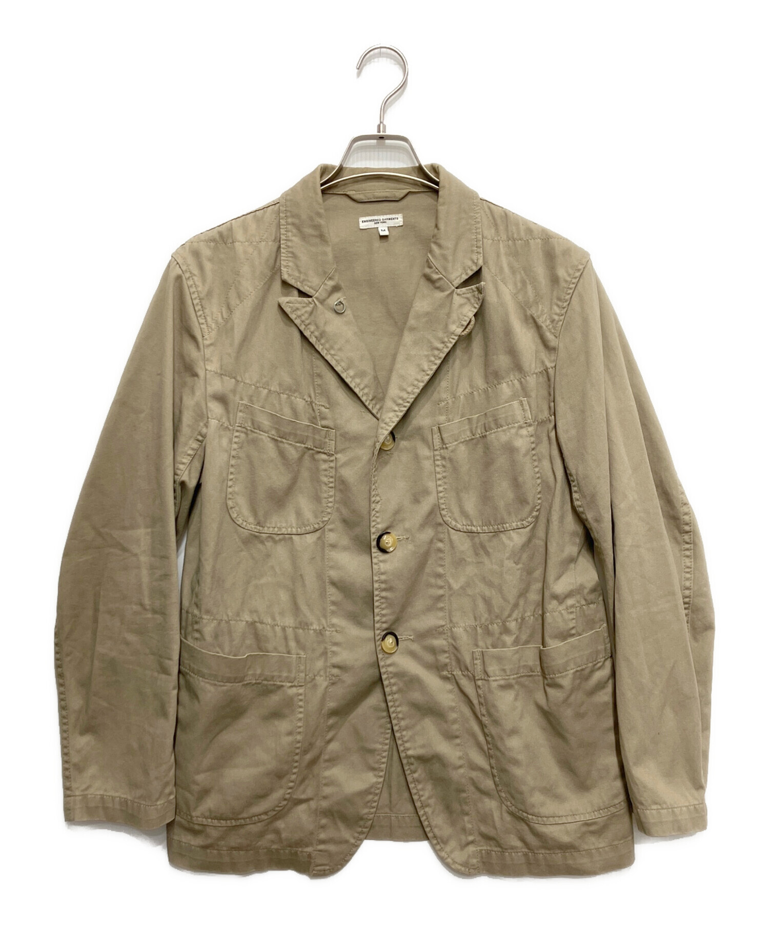 ENGINEERED GARMENTS ベッドフォードジャケット M ベージュ 中古・古着通販】Engineered Garments (エンジニアド ガーメンツ