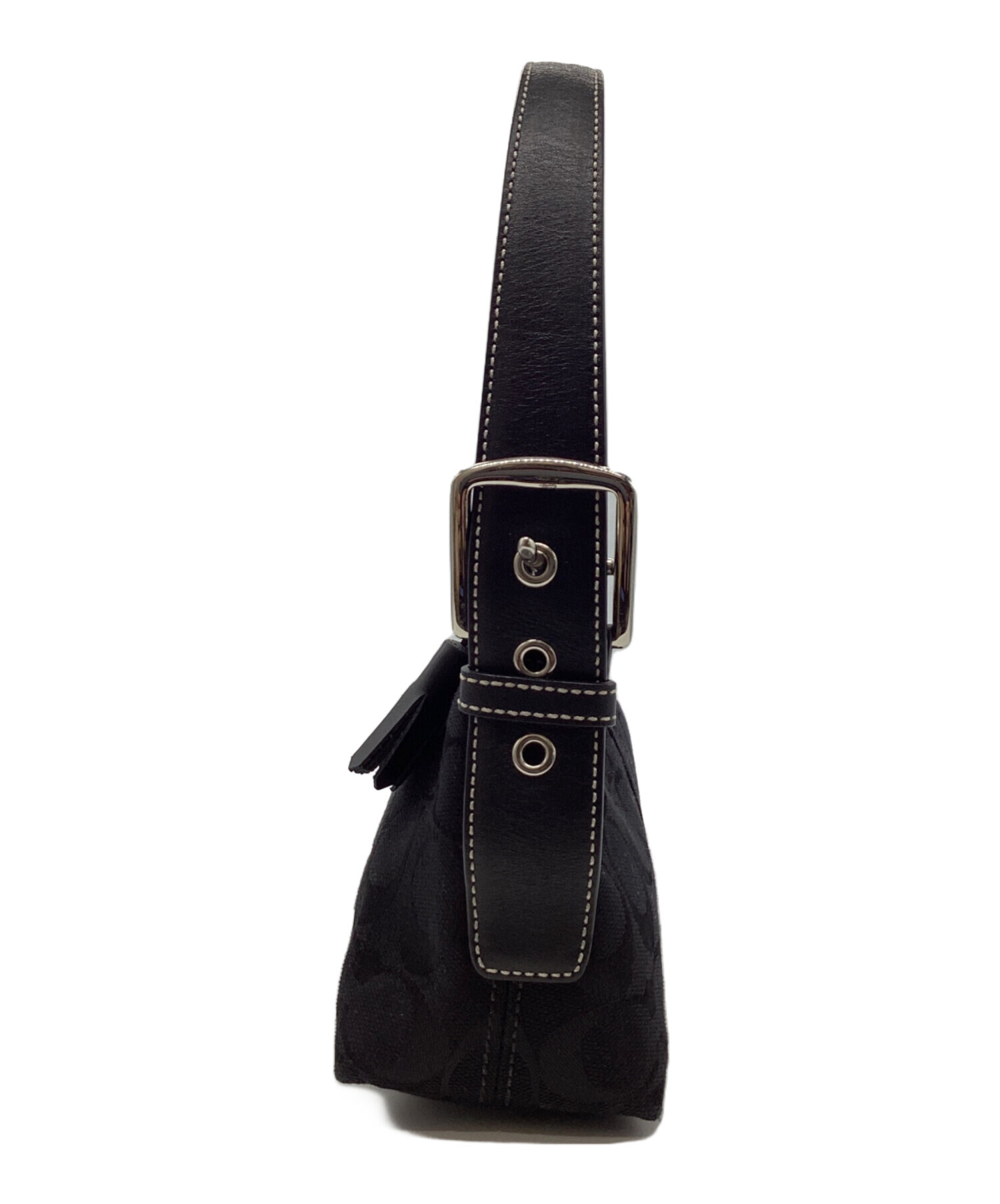 中古・古着通販】COACH (コーチ) シグネチャーワンショルダーバッグ 