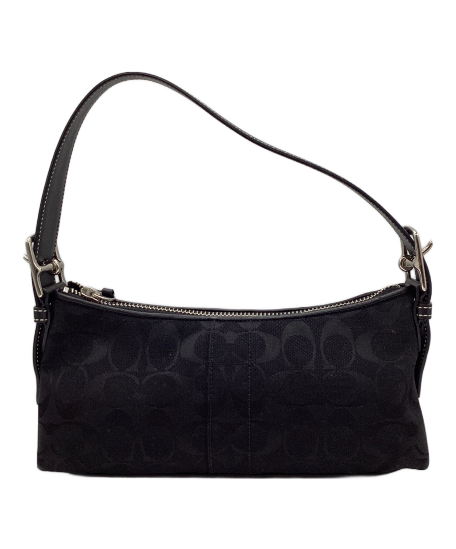 中古・古着通販】COACH (コーチ) シグネチャーワンショルダーバッグ 