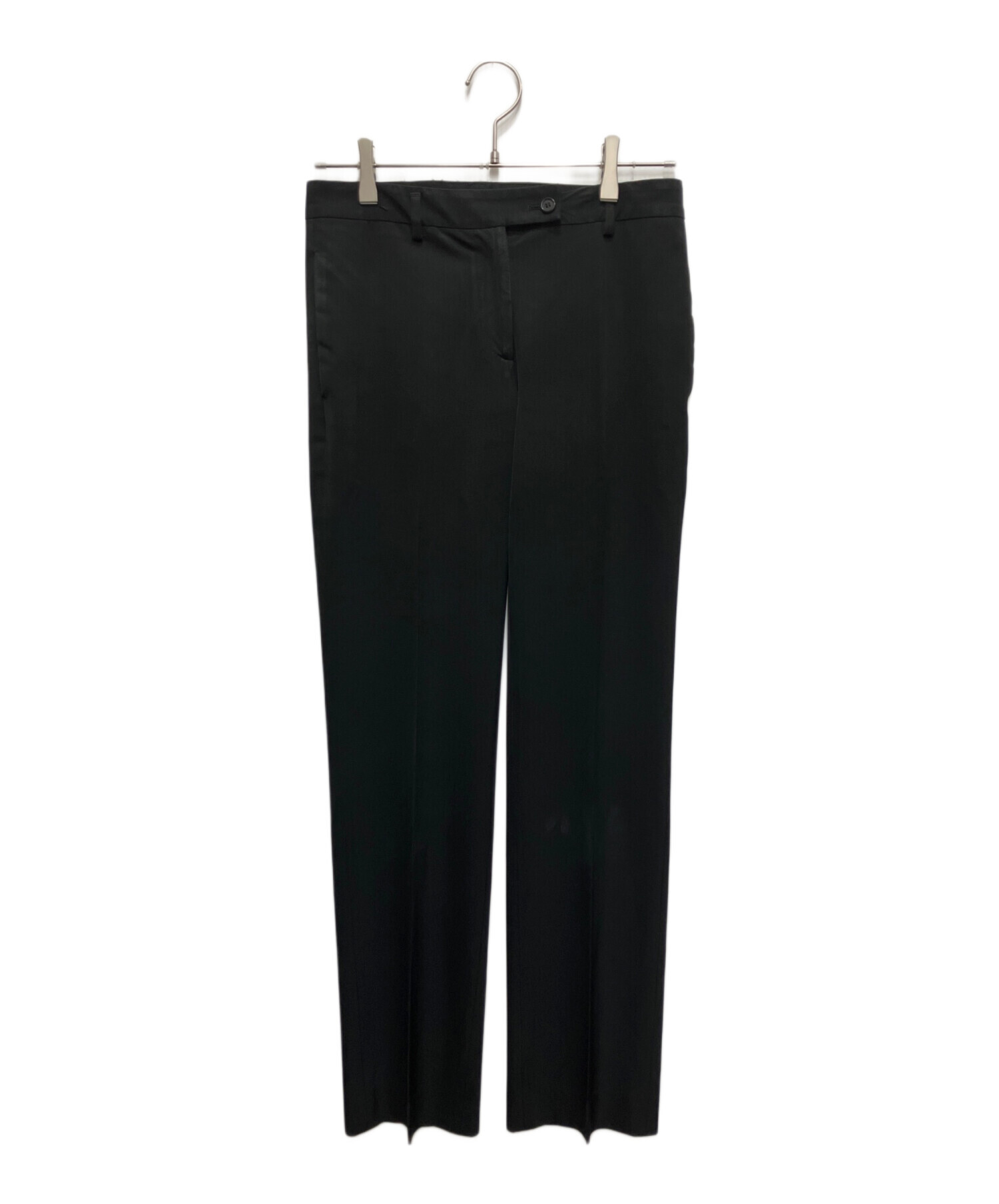中古・古着通販】PRADA (プラダ) トラウザーパンツ ブラック サイズ:38 