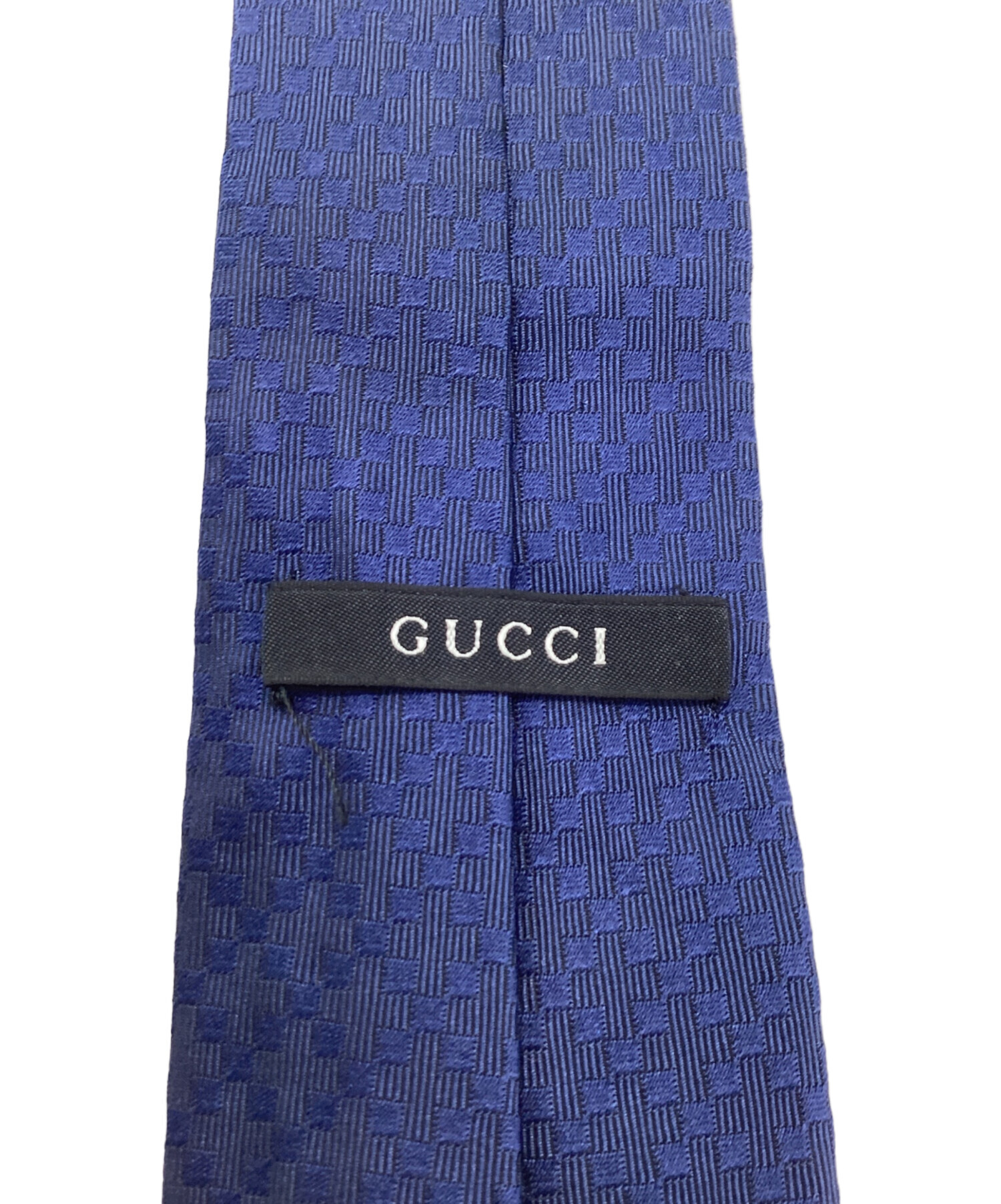 中古・古着通販】GUCCI (グッチ) ネクタイ ネイビー サイズ:表記なし