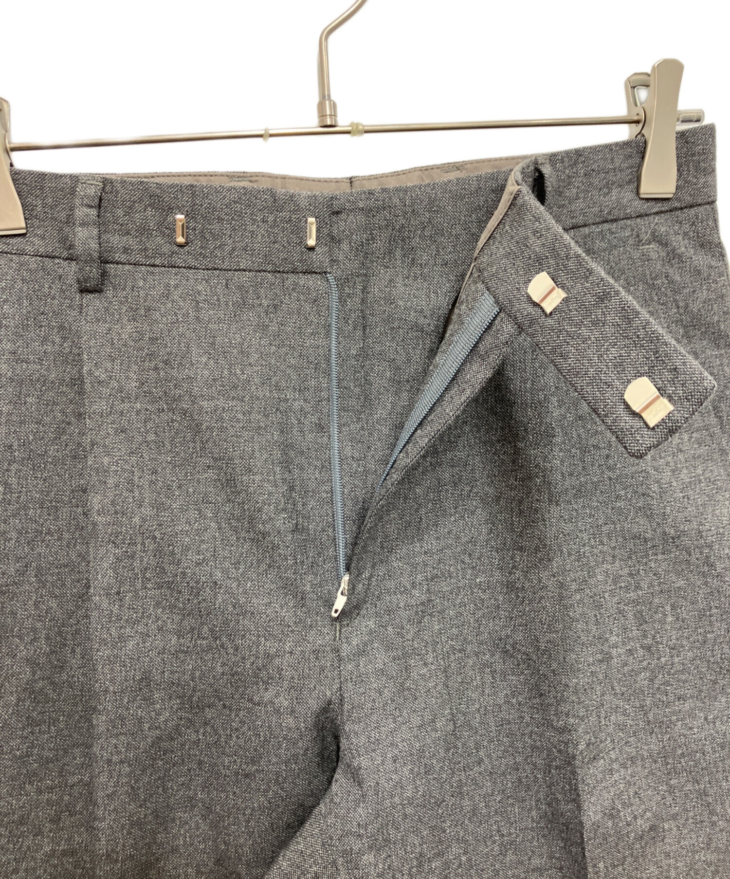 中古・古着通販】BOTTEGA VENETA (ボッテガベネタ) スラックス グレー