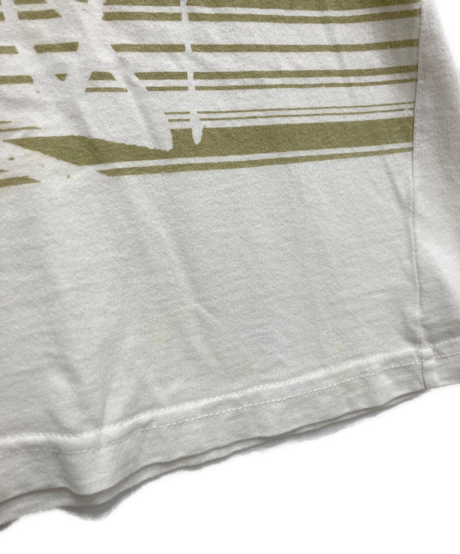 中古・古着通販】stussy (ステューシー) ボーダーTシャツ ホワイト