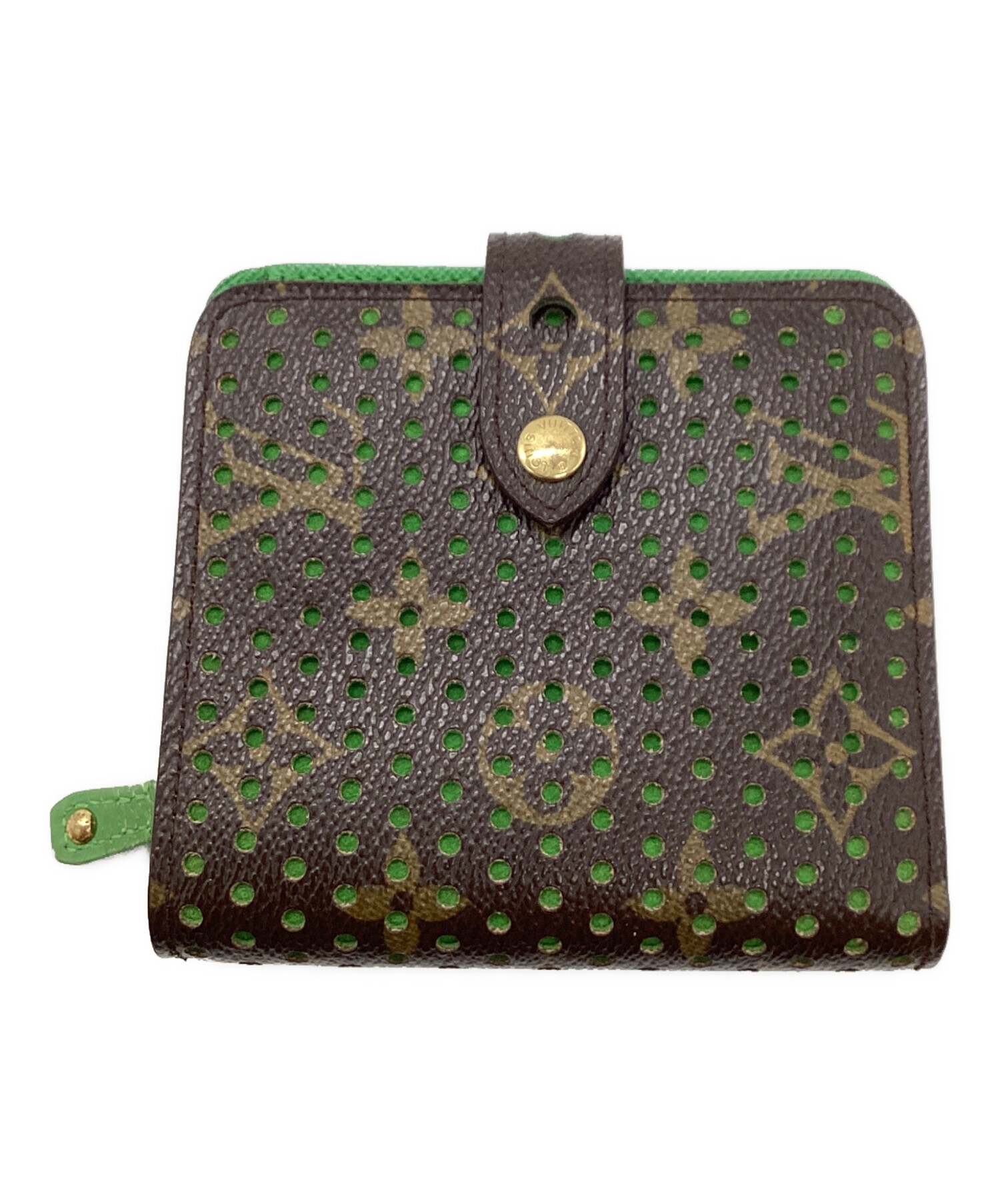 【値下げ】LOUIS VUITTON コンパクト・ジップ 中古・古着通販】LOUIS VUITTON (ルイ ヴィトン) コンパクトジップ 2