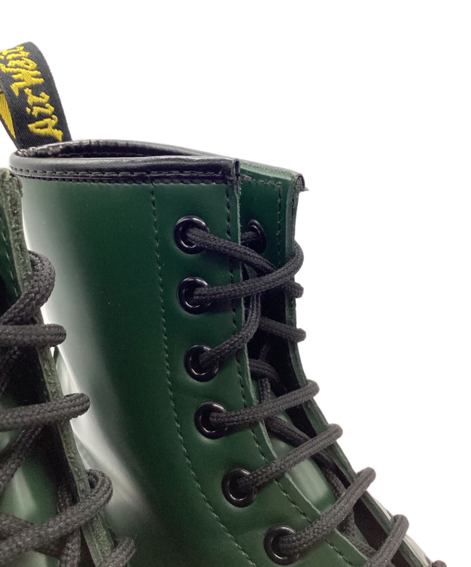 わさび Dr.Martens キッズ8ホールブーツ　グリーン 中古・古着通販】Dr.Martens (ドクターマーチン) 8ホールブーツ