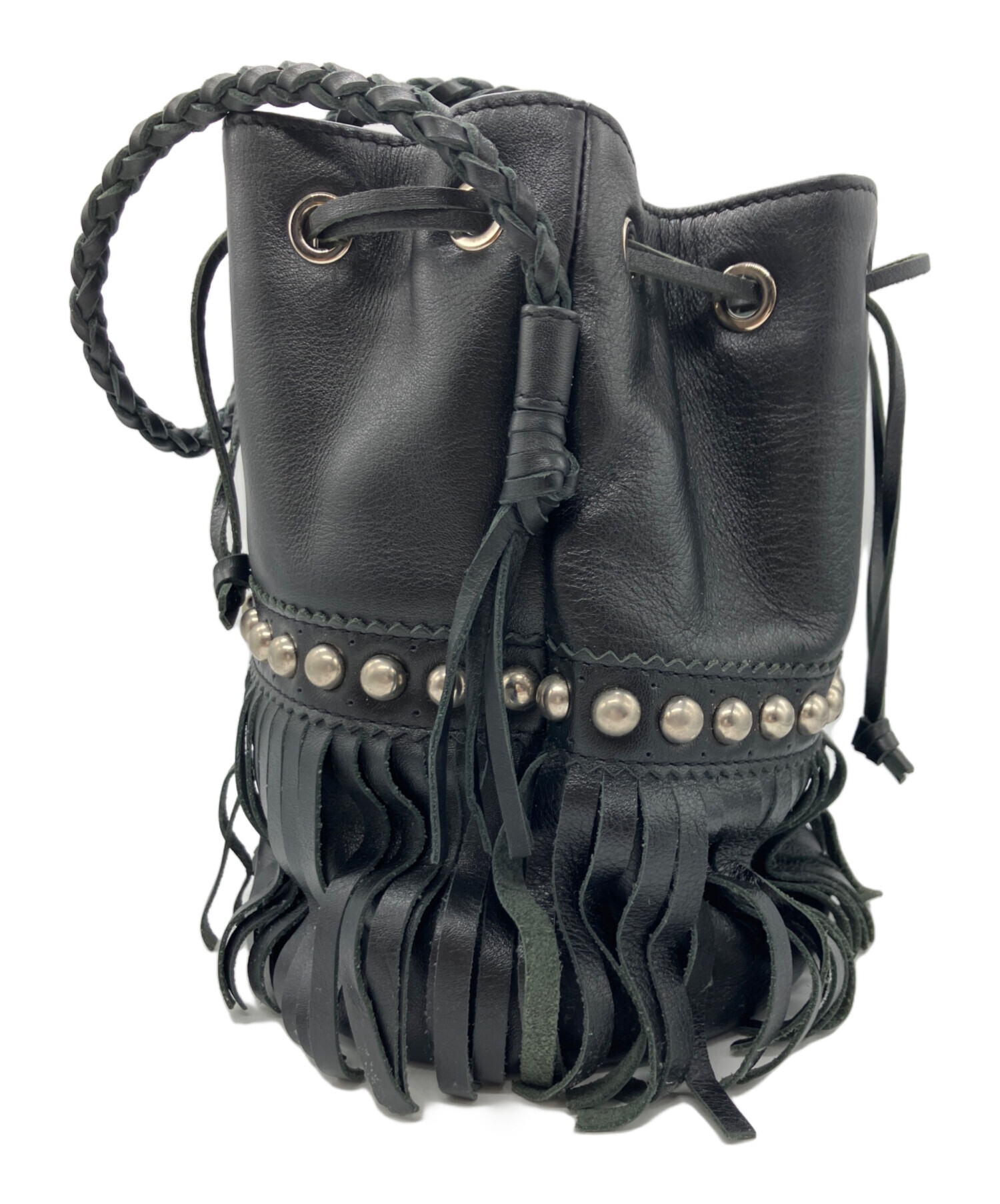 極美品　J&MDAVIDSON ショルダーバッグ　黒　ブラック　レザー　フリンジ 中古・古着通販】J&M DAVIDSON (ジェイ＆エム デヴィッドソン) DRAWER