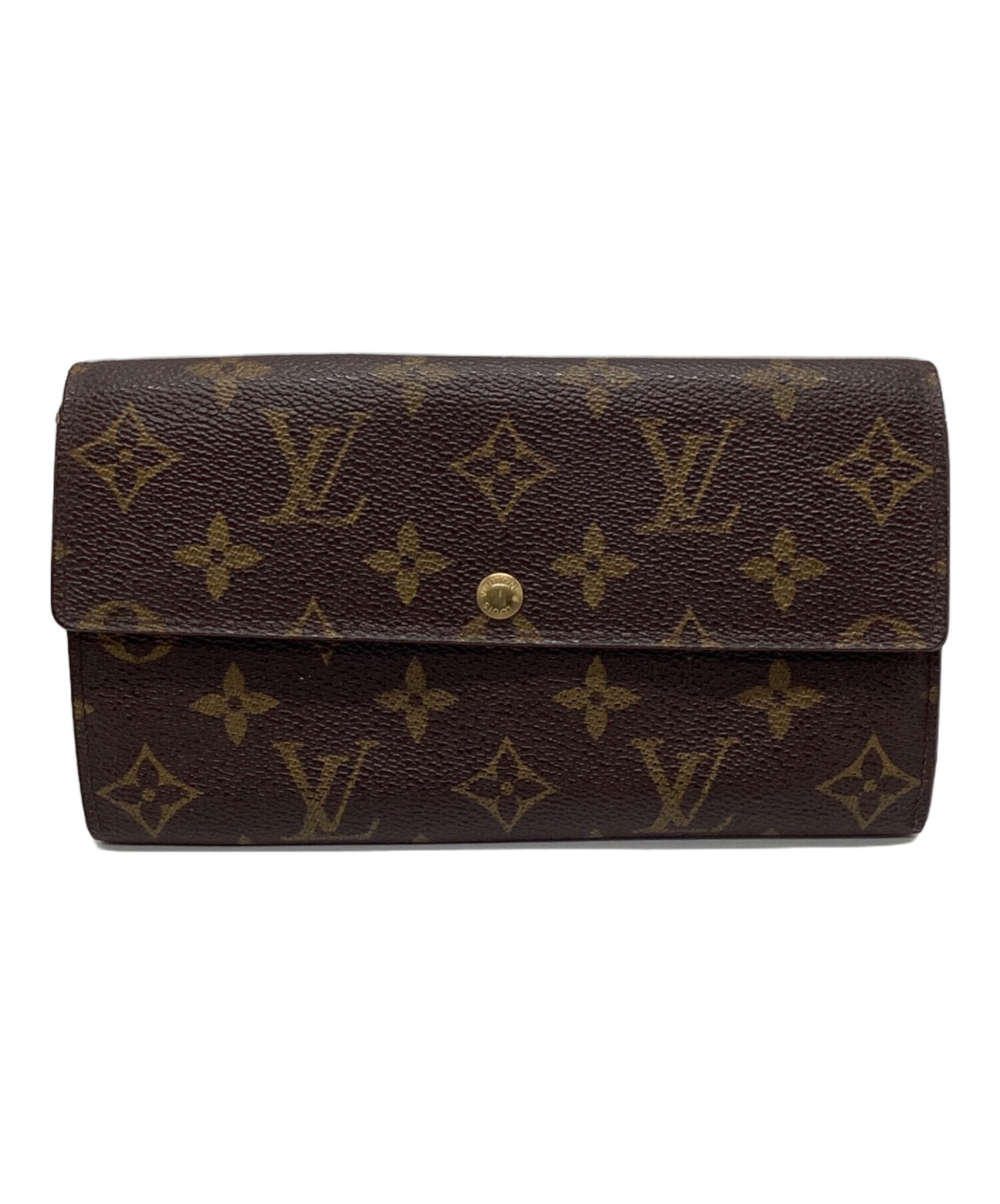 中古・古着通販】LOUIS VUITTON (ルイ ヴィトン) 長財布 ブラウン