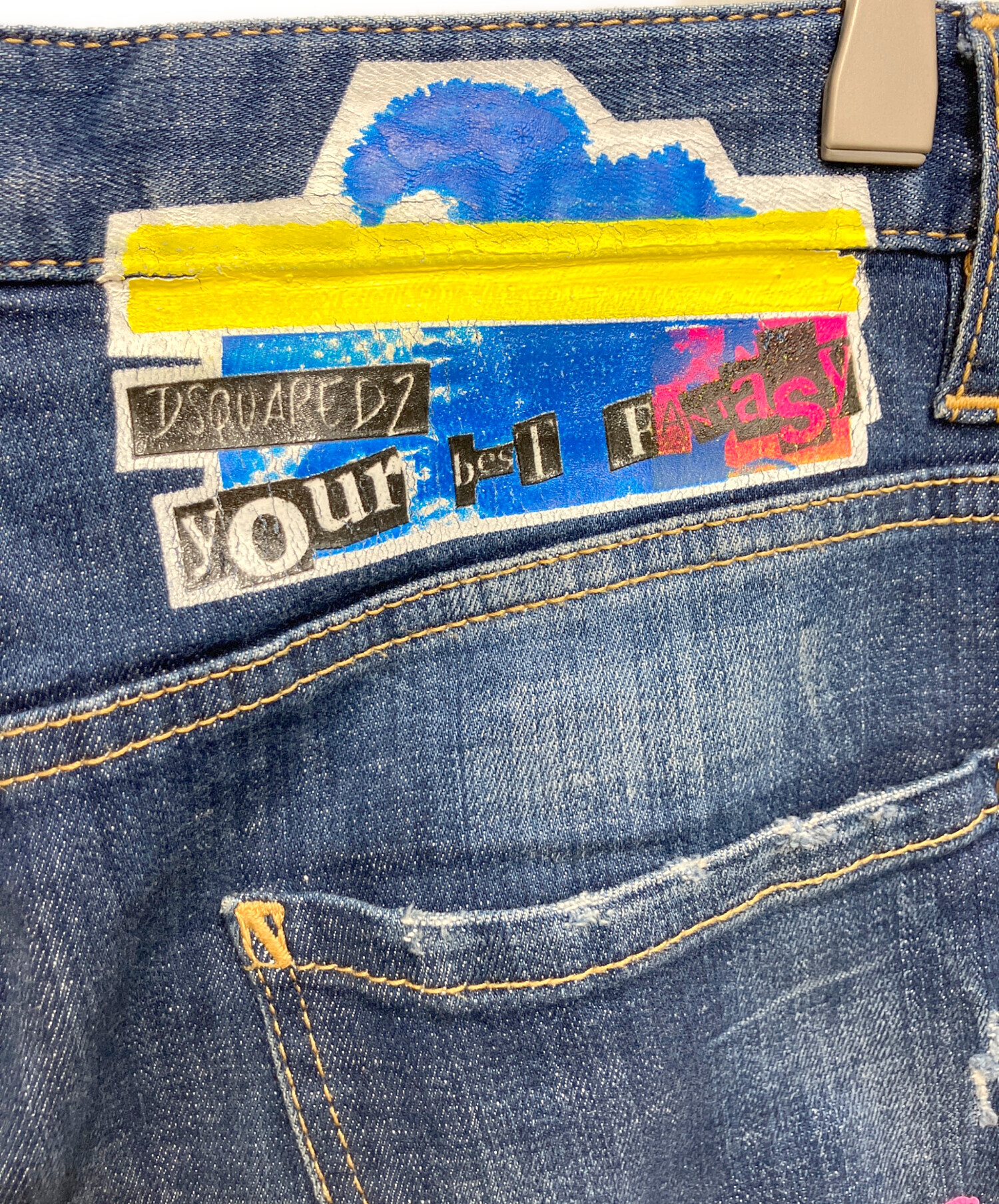 DSQUARED2デニムパンツSEXY MERCURY JEAN 50 ブリーチ Dsquared2