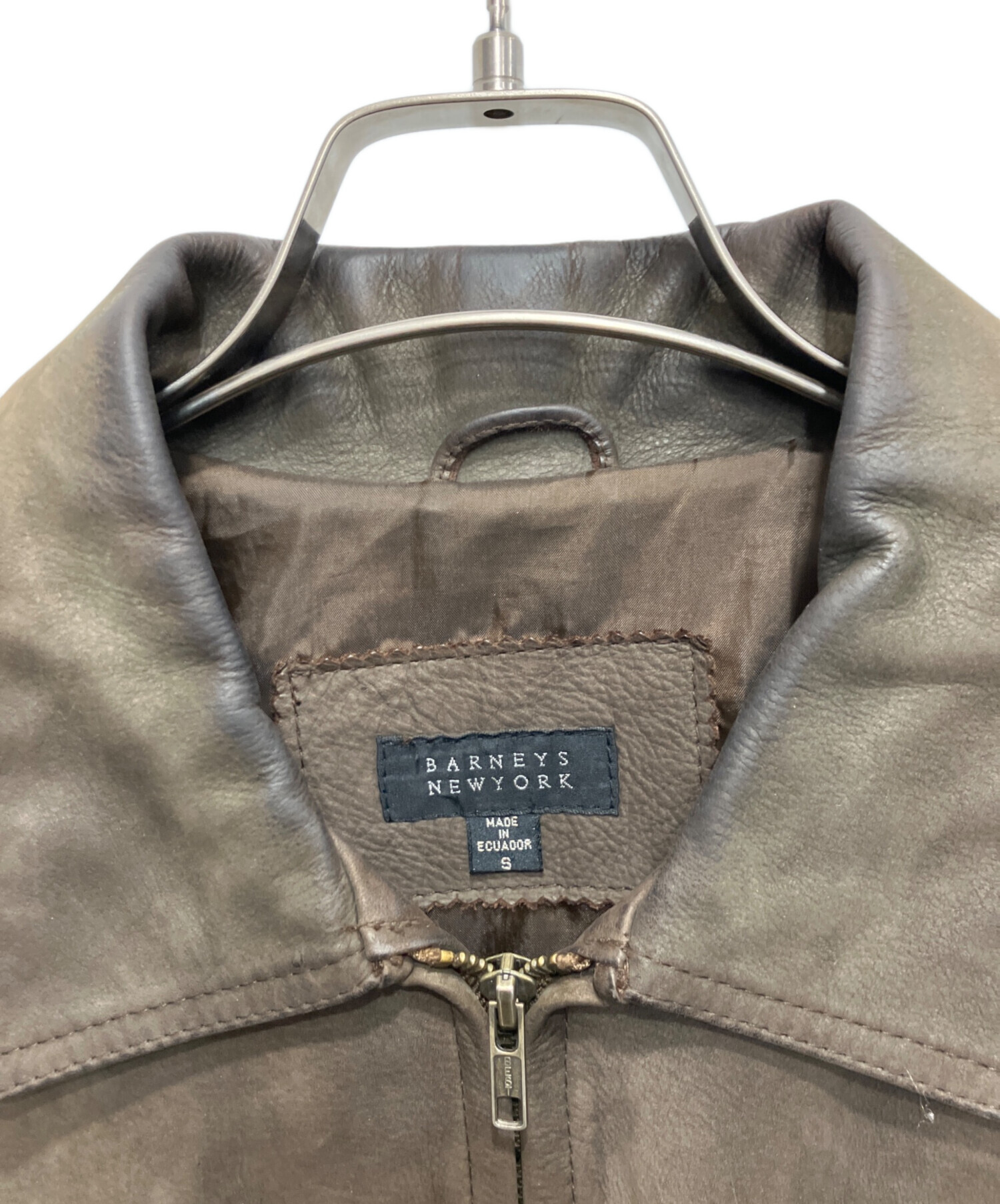 中古・古着通販】BARNEYS NEWYORK (バーニーズ・ニューヨーク) レザー 
