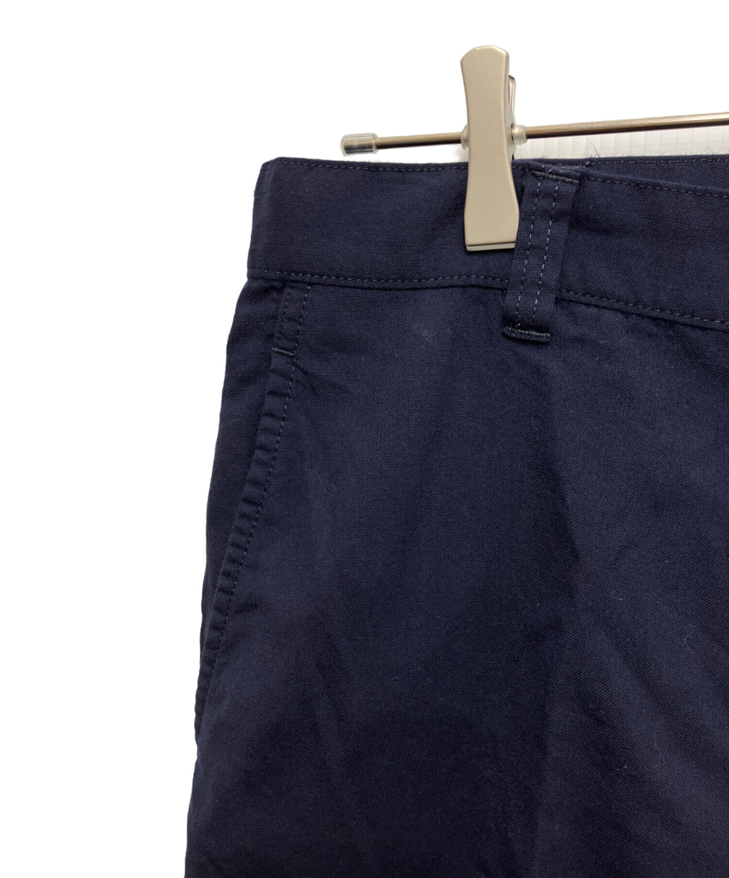 コムデギャルソン・オムドゥ ノータックスラックス ネイビー Mサイズ 中古・古着通販】COMME des GARCONS HOMME (コムデギャルソン オム