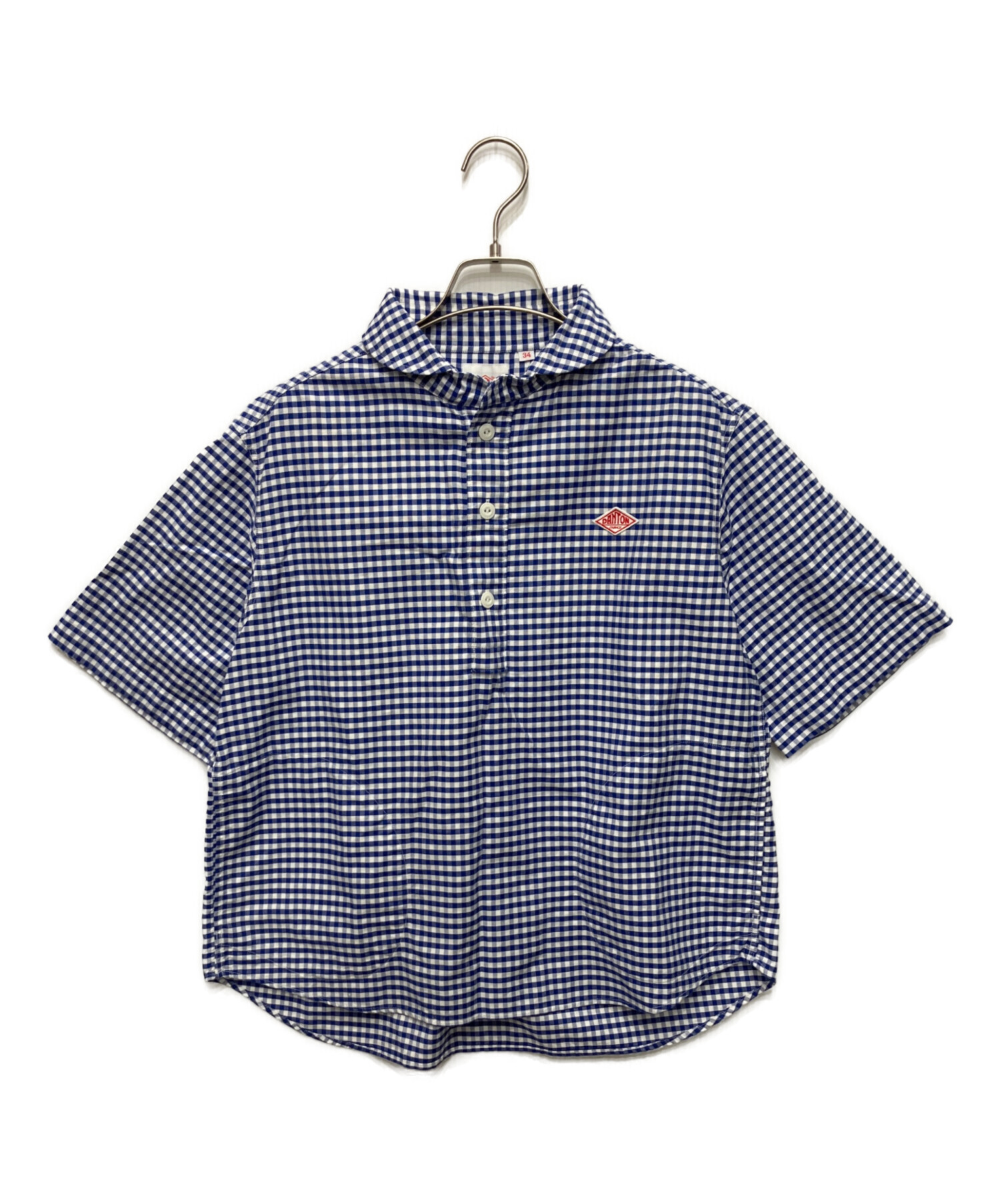 中古・古着通販】DANTON (ダントン) オックスフォード半袖ギンガム 