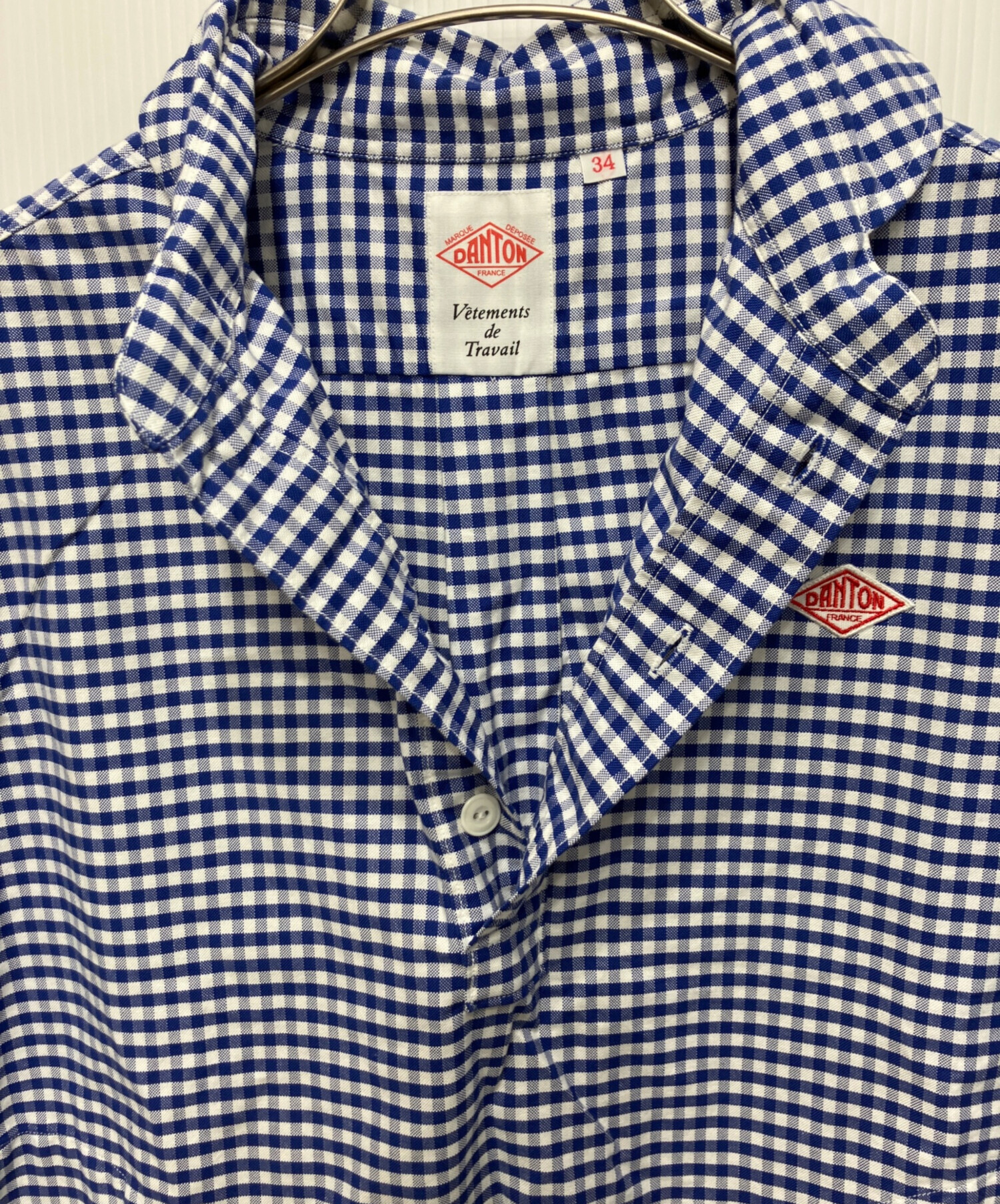 中古・古着通販】DANTON (ダントン) オックスフォード半袖ギンガム 