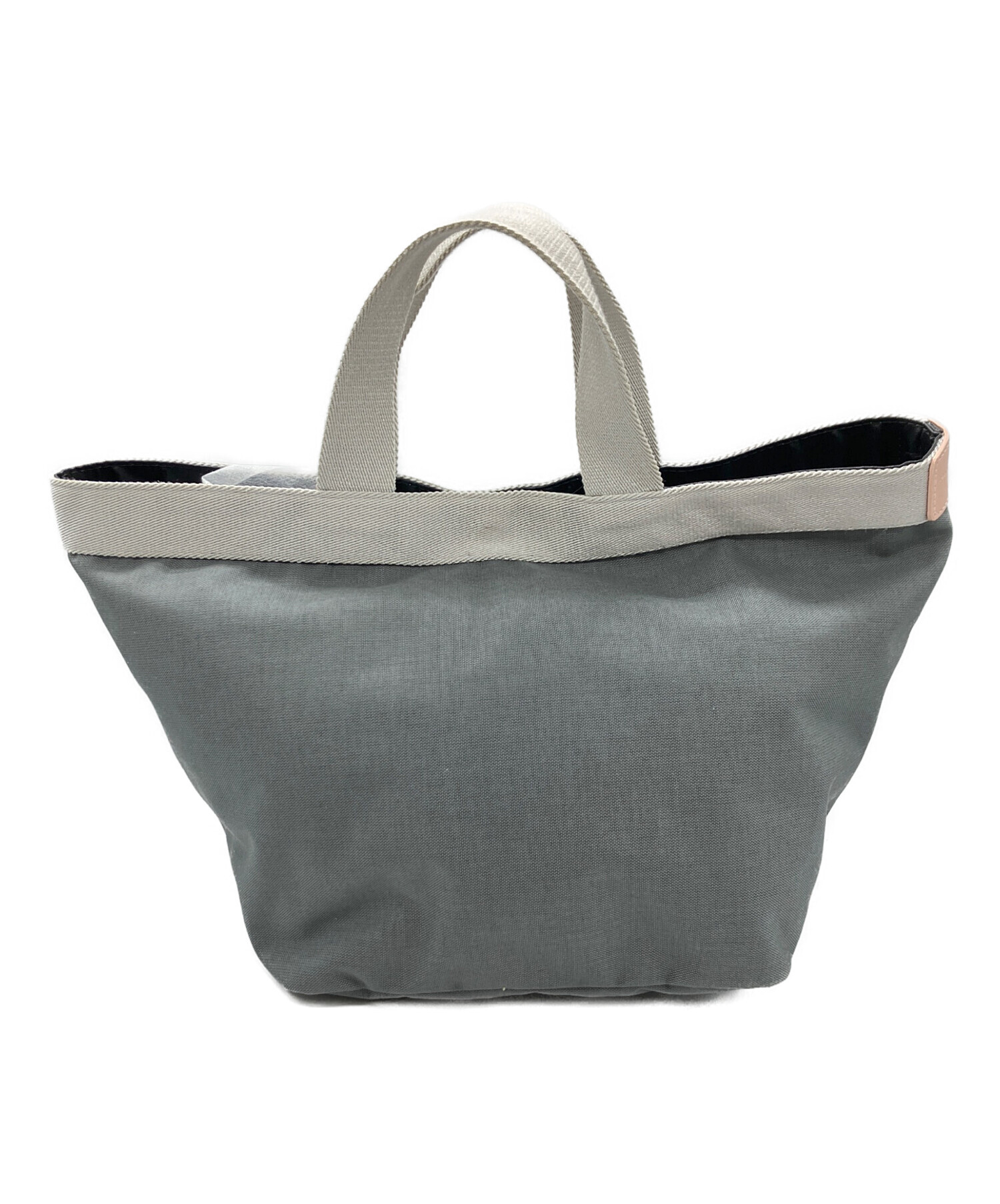Hervé Chapelier フュズィ×シルバー舟形トートXS 中古・古着通販】Herve Chapelier (エルベシャプリエ) 舟形トート