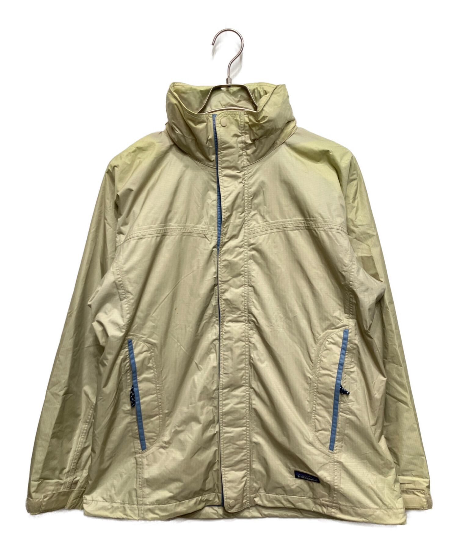 patagonia マウンテンパーカー M ベージュ/ネイビー 中古・古着通販】Patagonia (パタゴニア) マウンテンパーカー ベージュ