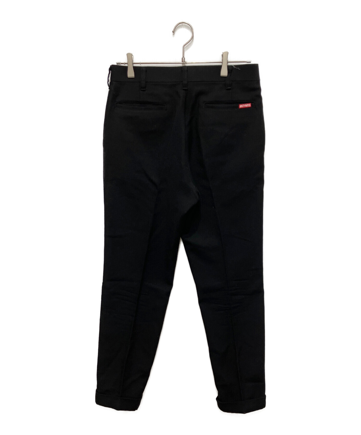 WACKO MARIA ウールスケートトラウザー　黒　S 中古・古着通販】WACKO MARIA (ワコマリア) WOOL SKATE TROUSERS